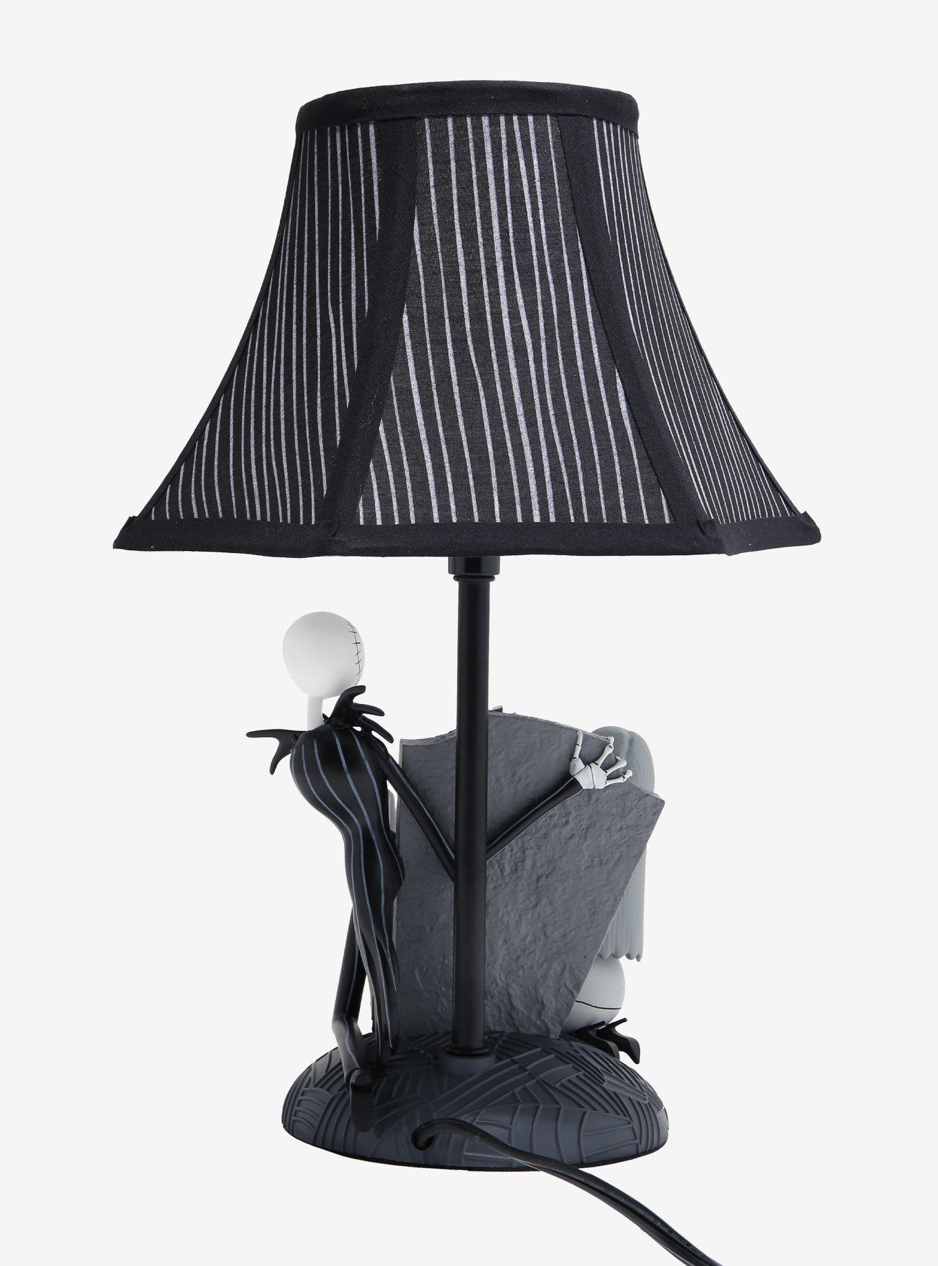 Disney The Nightmare Before Christmas Jack and Sally Gravestone Lamp