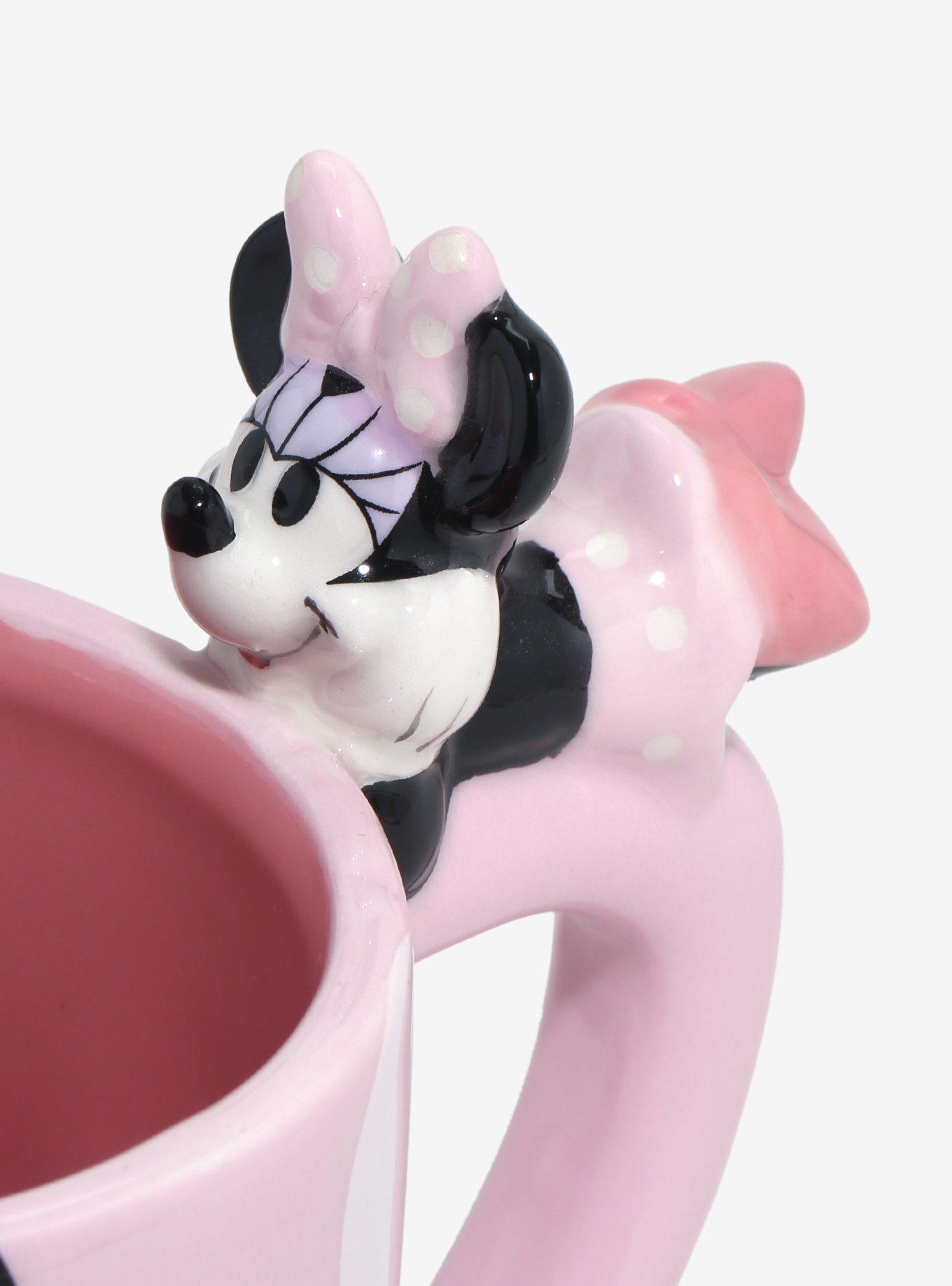 Disney Minnie Mouse Polka Dot Figural Charm Mug, , alternate