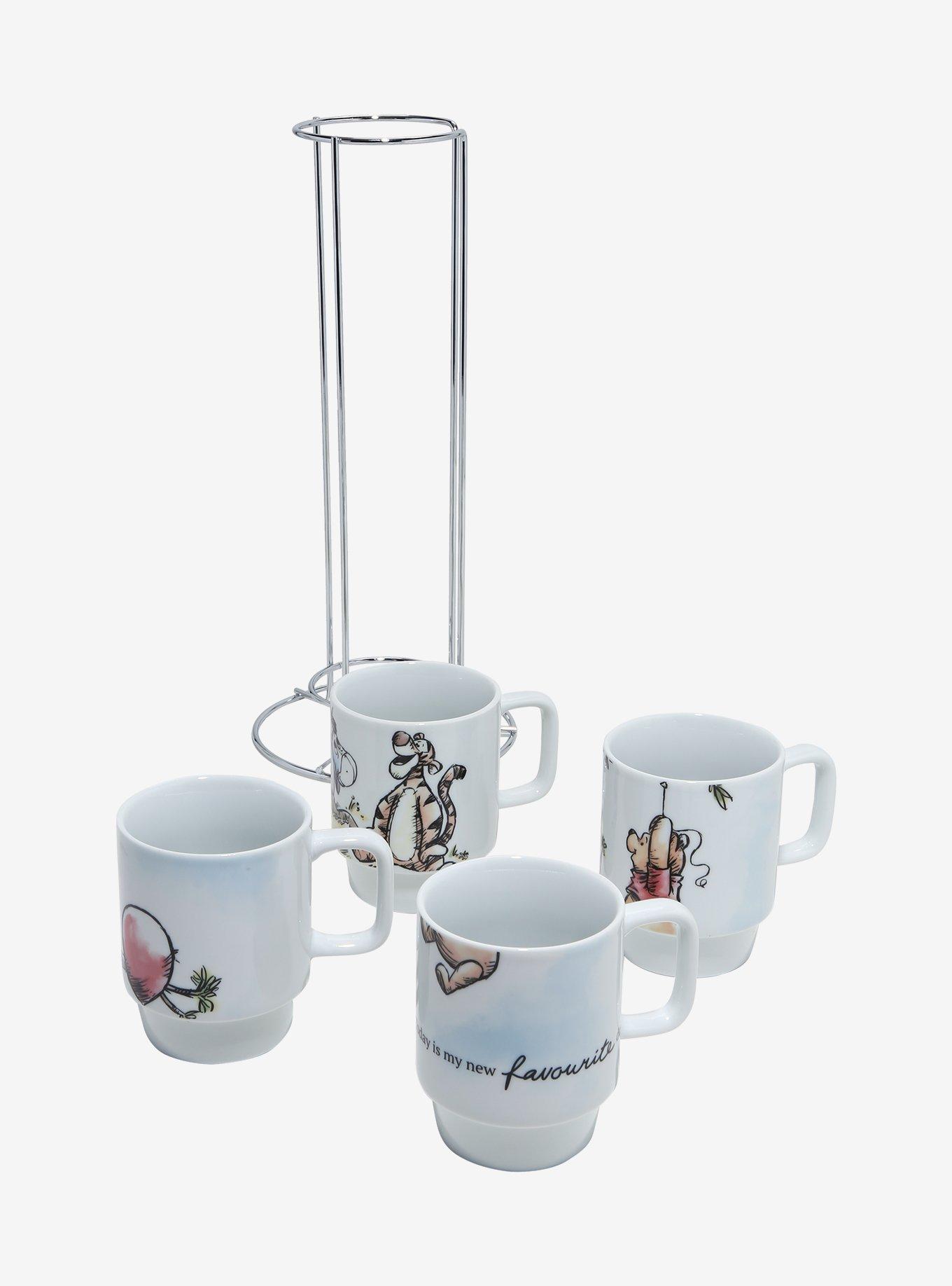 Disney Winnie the Pooh Illustrated Stacking Mug Set, , alternate