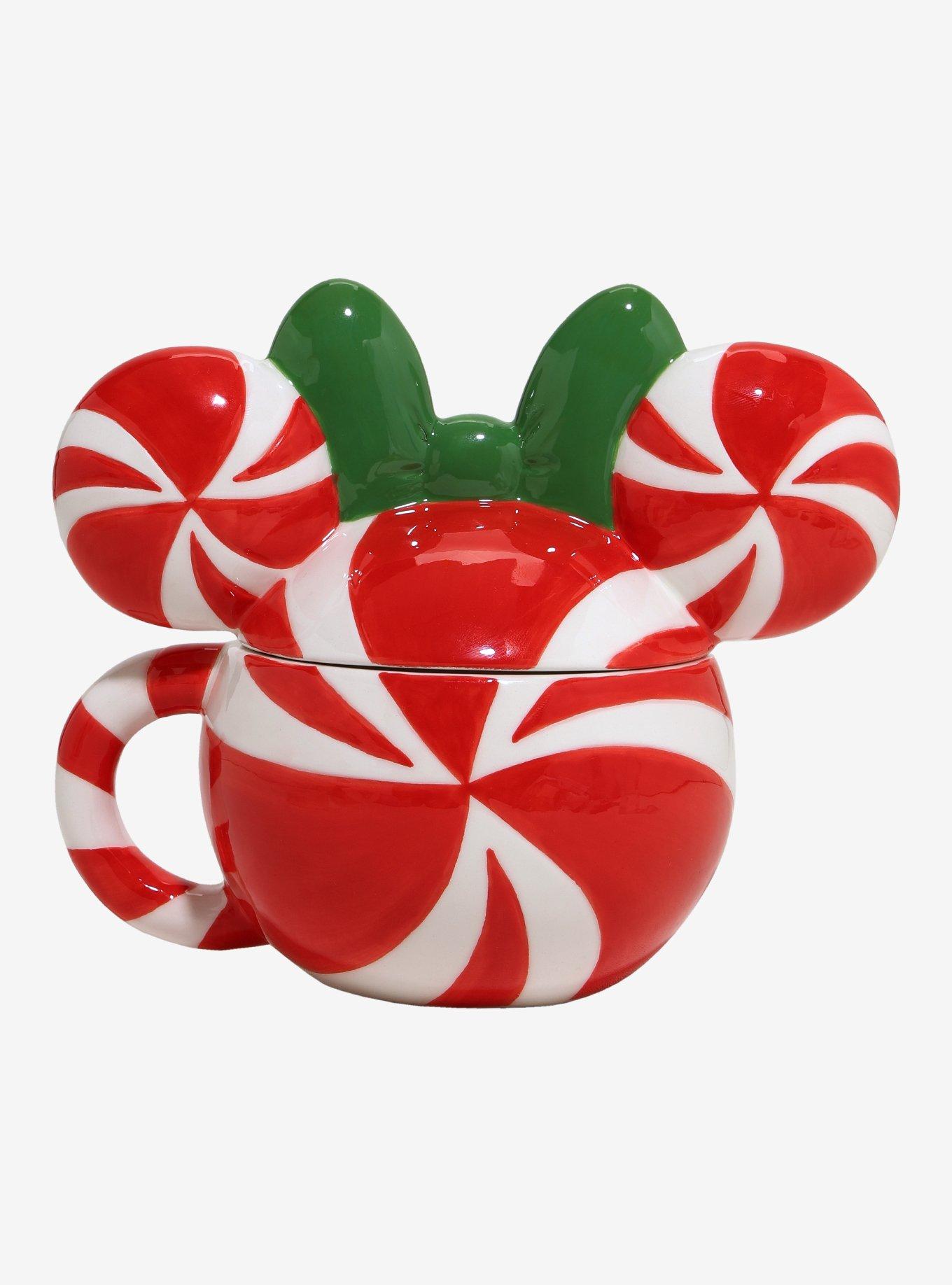 Disney Minnie Mouse Figural Peppermint Mug with Lid, , hi-res