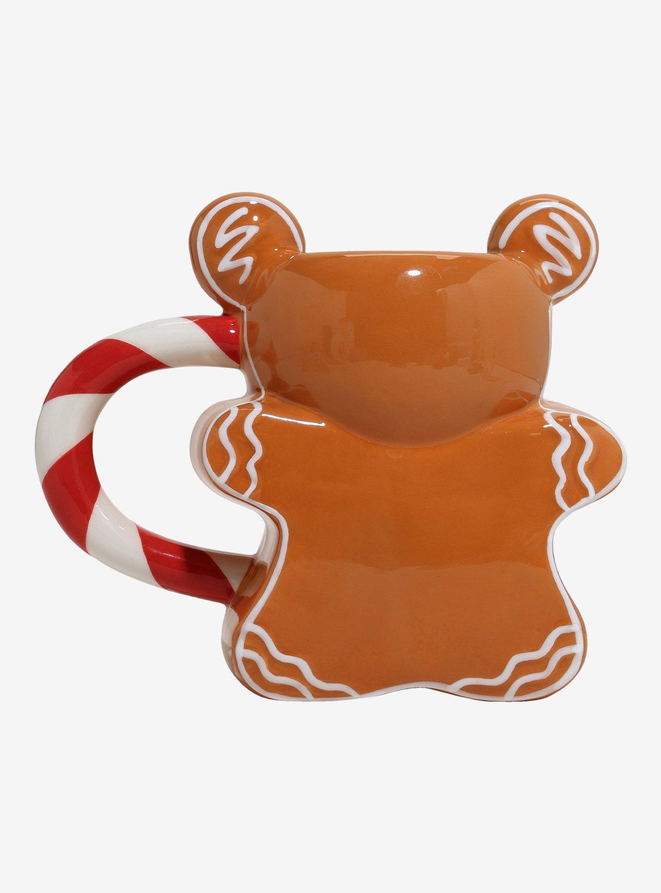 Disney Mickey Mouse Gingerbread Man Figural Mug, , hi-res
