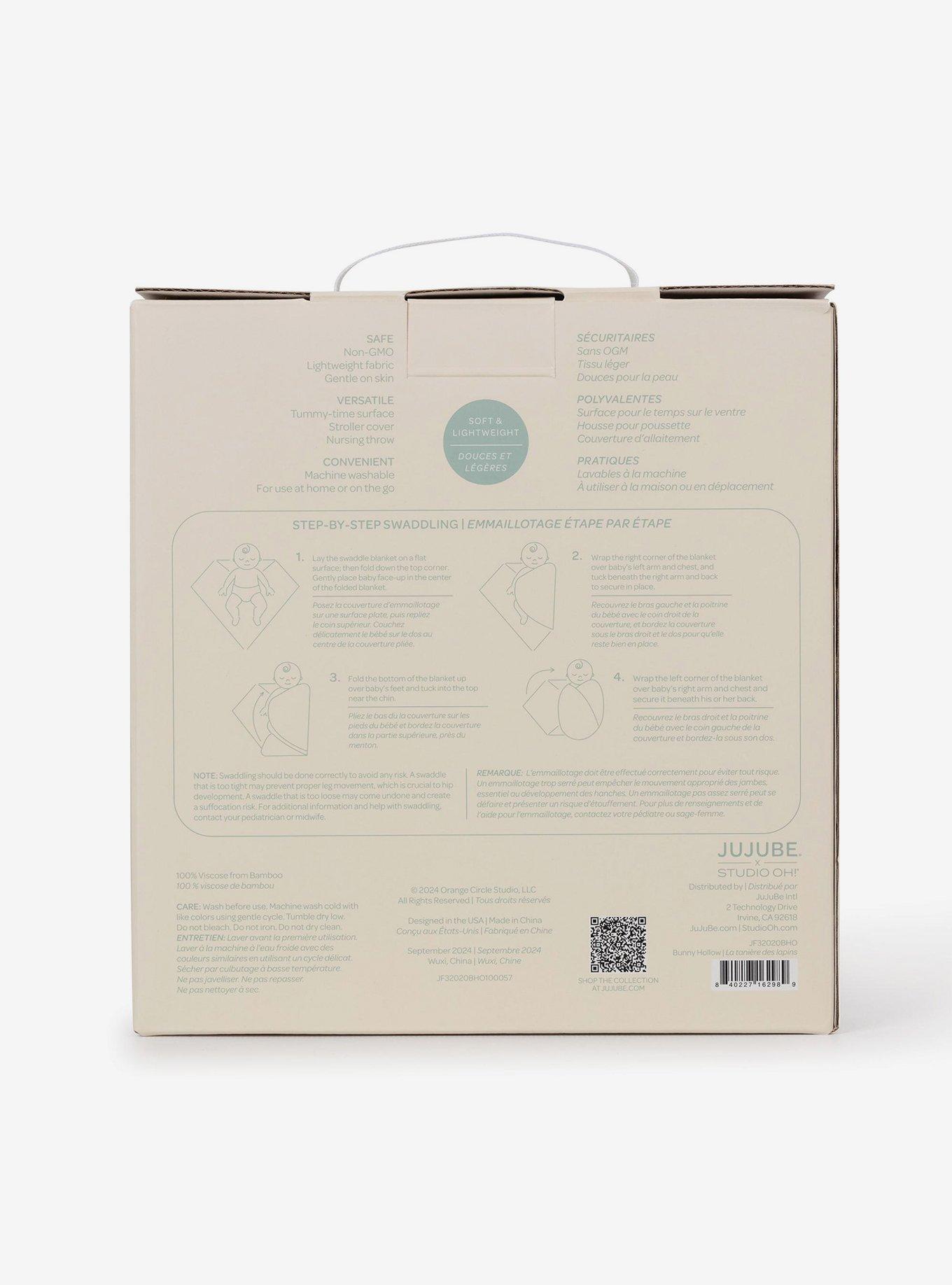 JuJuBe 2-Pack Square Swaddle Blanket Set, , alternate