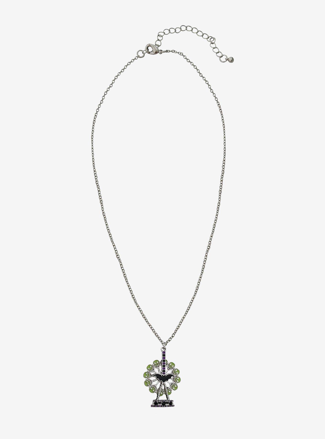Spooky Ferris Wheel Spinner Necklace, , alternate
