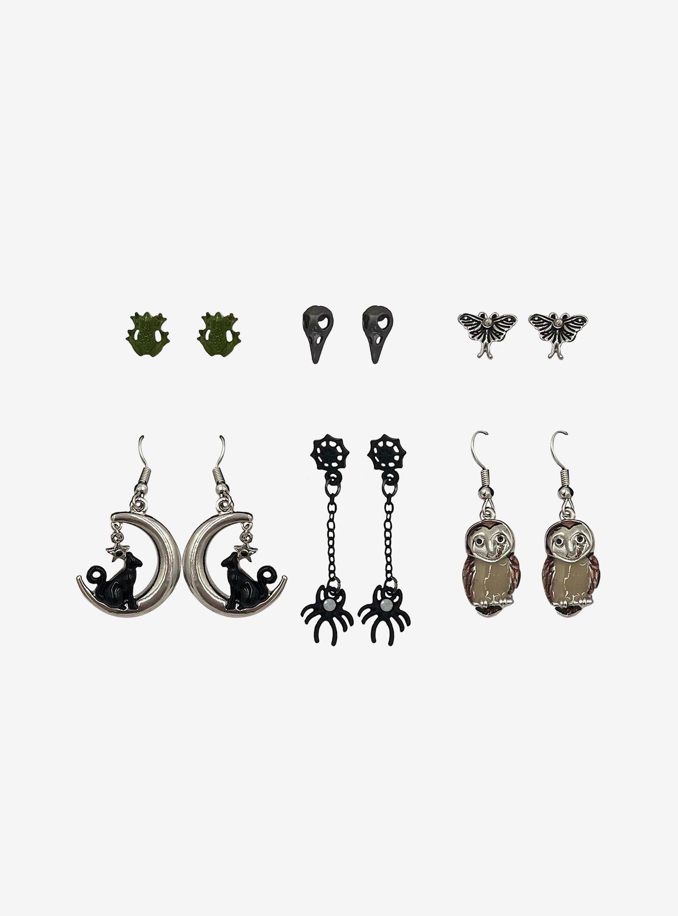 Thorn & Fable Witch Familiar Earring Set, , hi-res