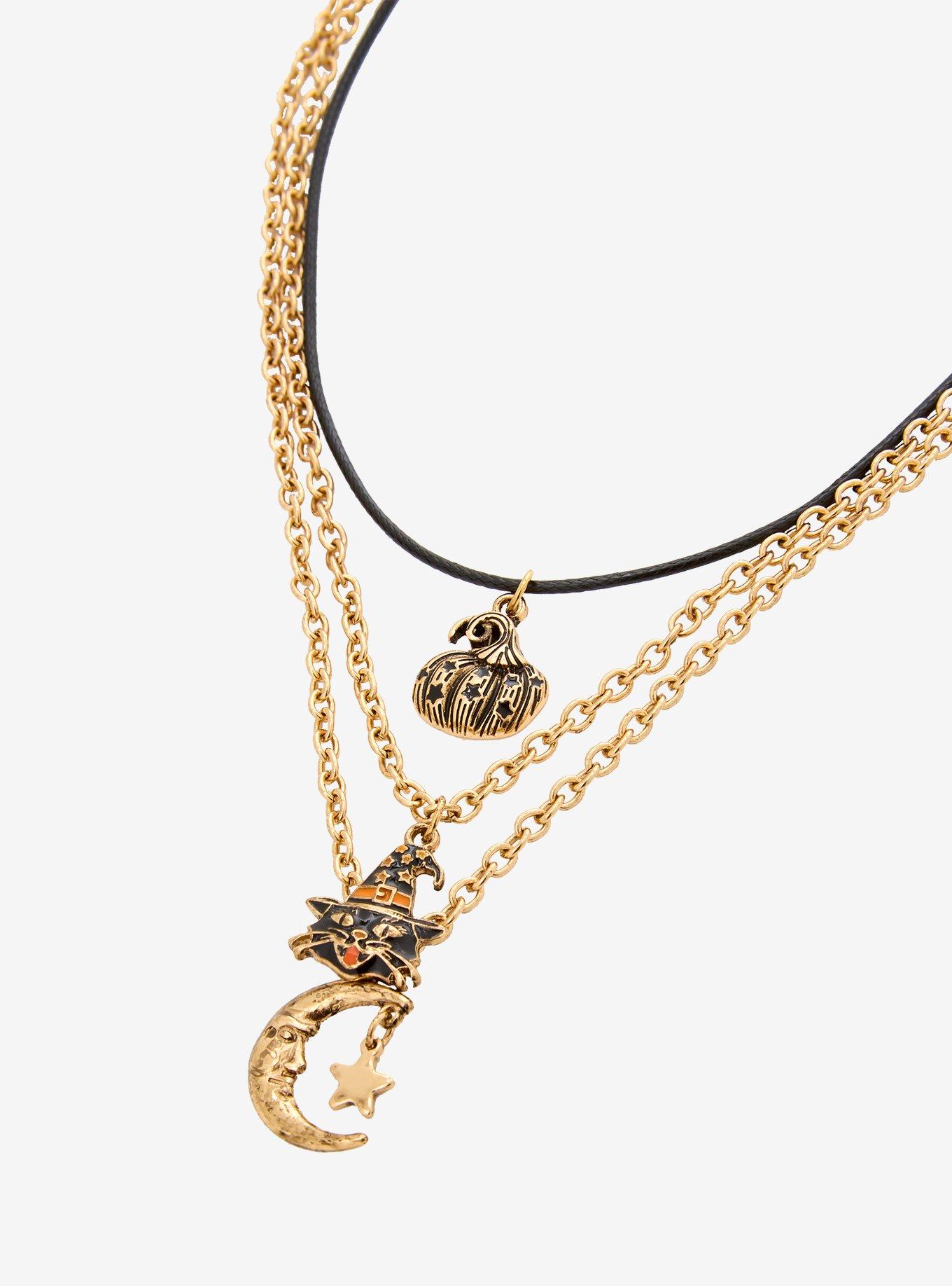 Vintage Halloween Necklace Set, , alternate