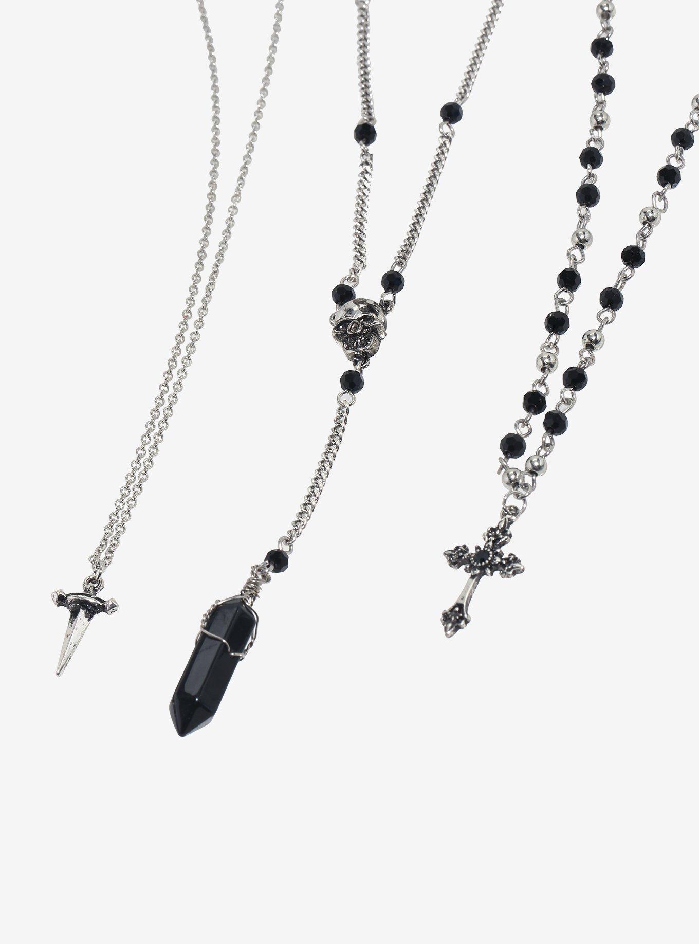 Cosmic Aura Gothic Witch Necklace Set, , alternate