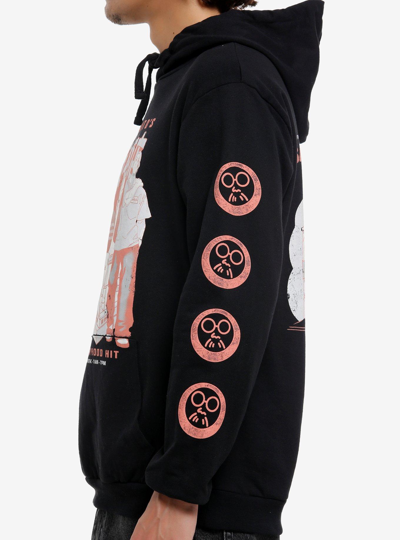 Sakamoto Days Taro Sakamoto Shop Double-Sided Hoodie, BLACK, alternate