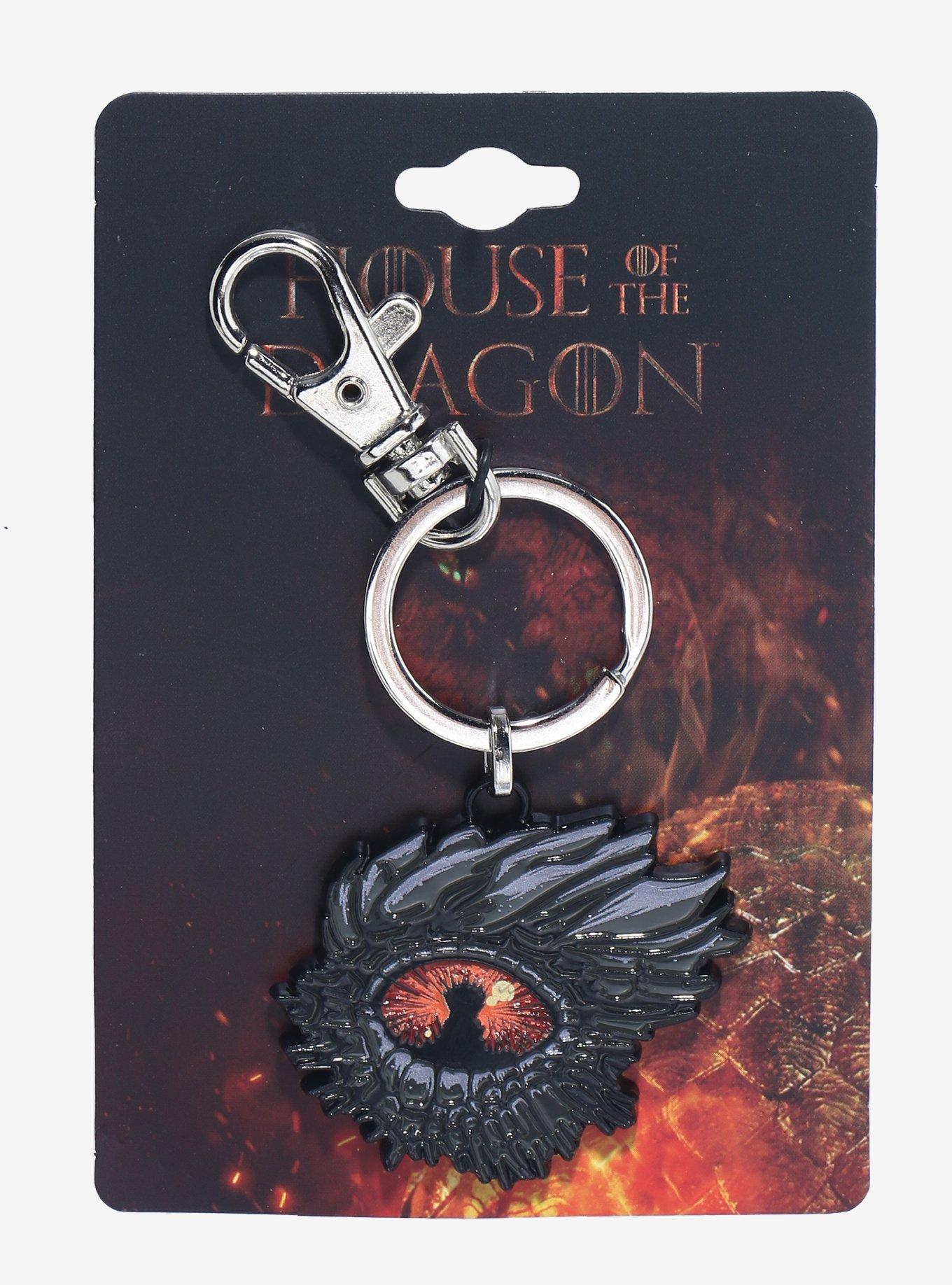 House Of The Dragon Eye Throne Key Chain, , hi-res