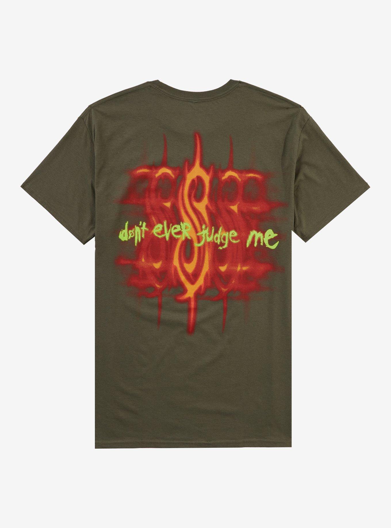 Slipknot Don't Ever Judge Me Green T-Shirt, , hi-res