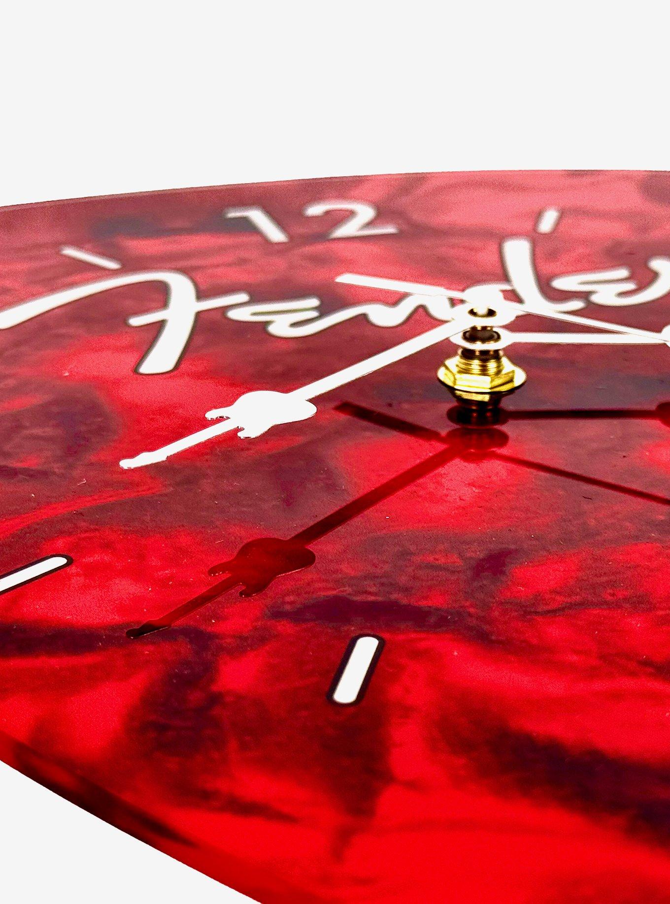 Fender Wall Clock Red, , alternate