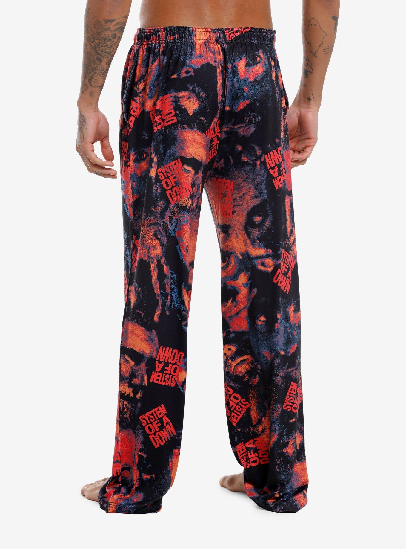 System Of A Down Faces Pajama Pants, , hi-res