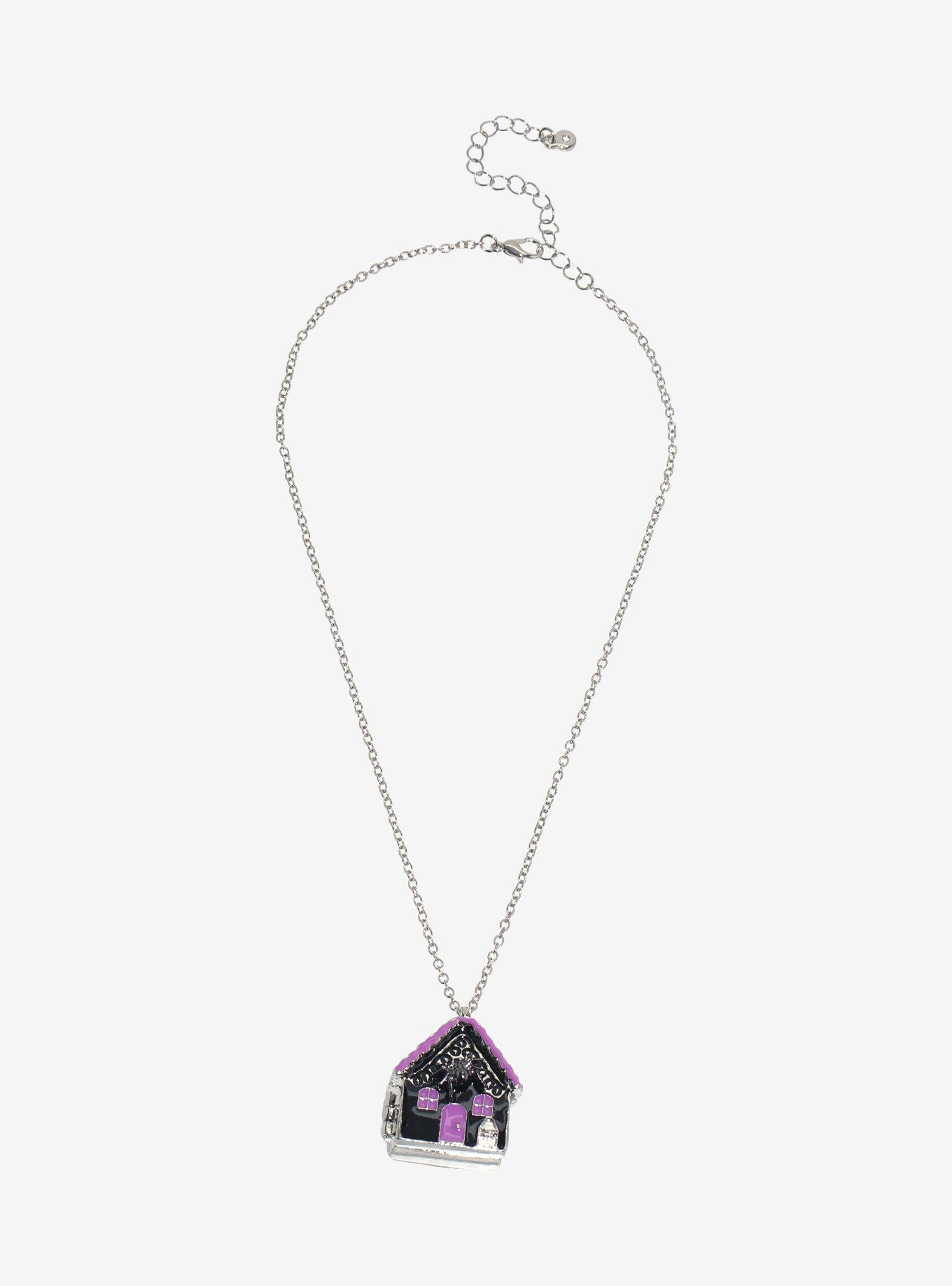 Haunted House Ghost Locket Necklace, , hi-res