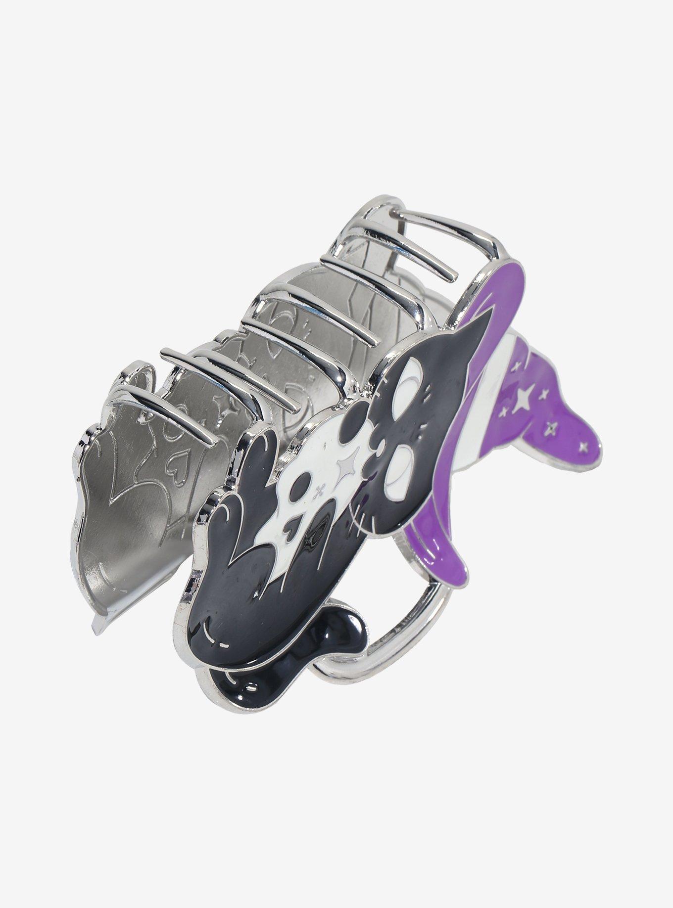 Black Cat Witch Claw Hair Clip, , alternate