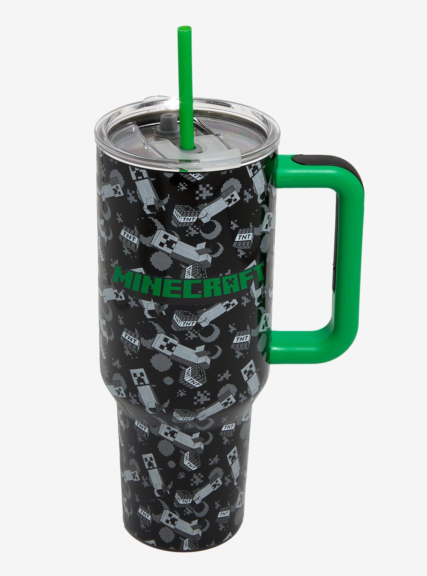 Minecraft Allover Print Stainless Steel Travel Cup, , hi-res