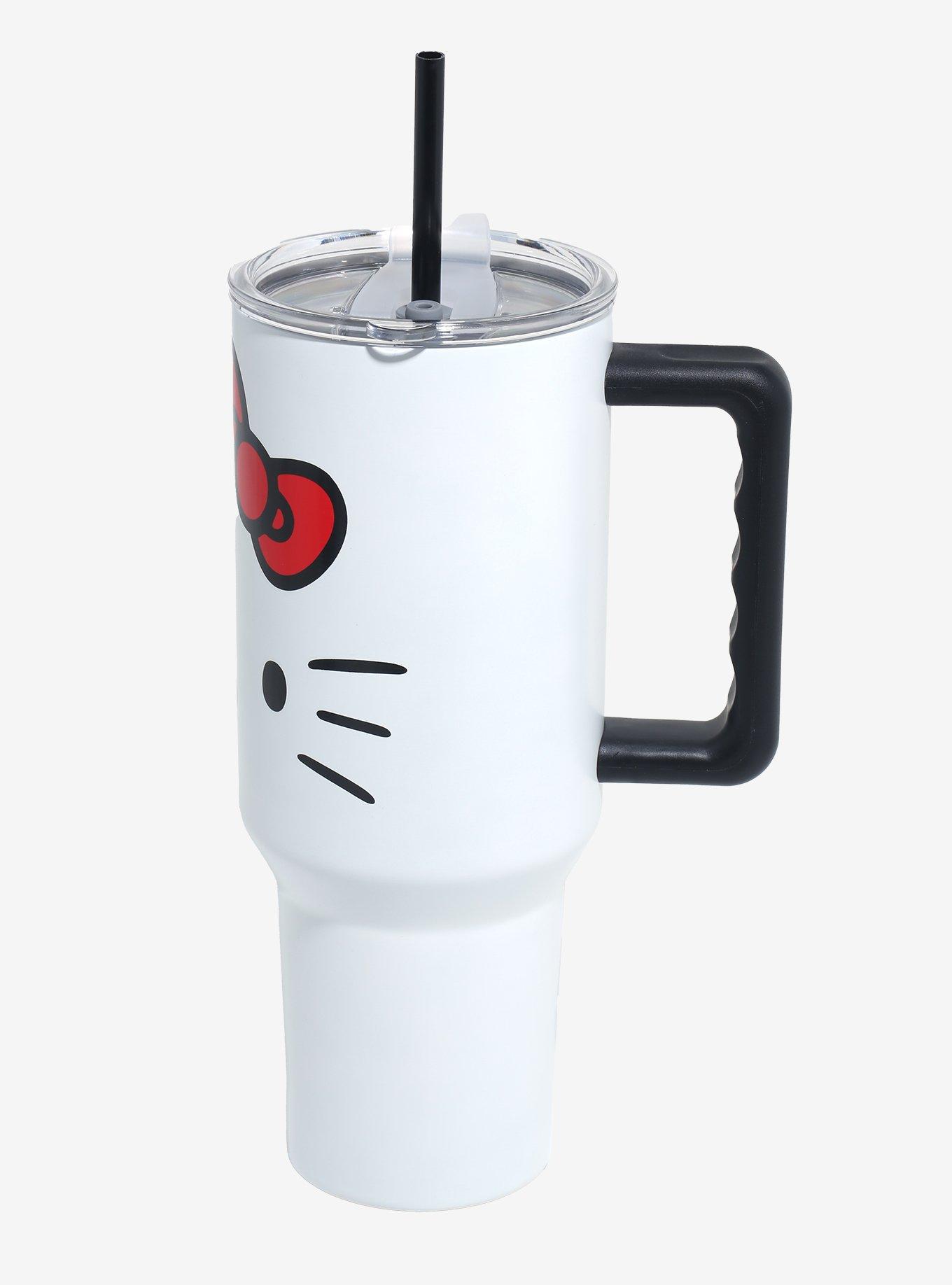 Hello Kitty Face Stainless Steel Travel Cup, , hi-res