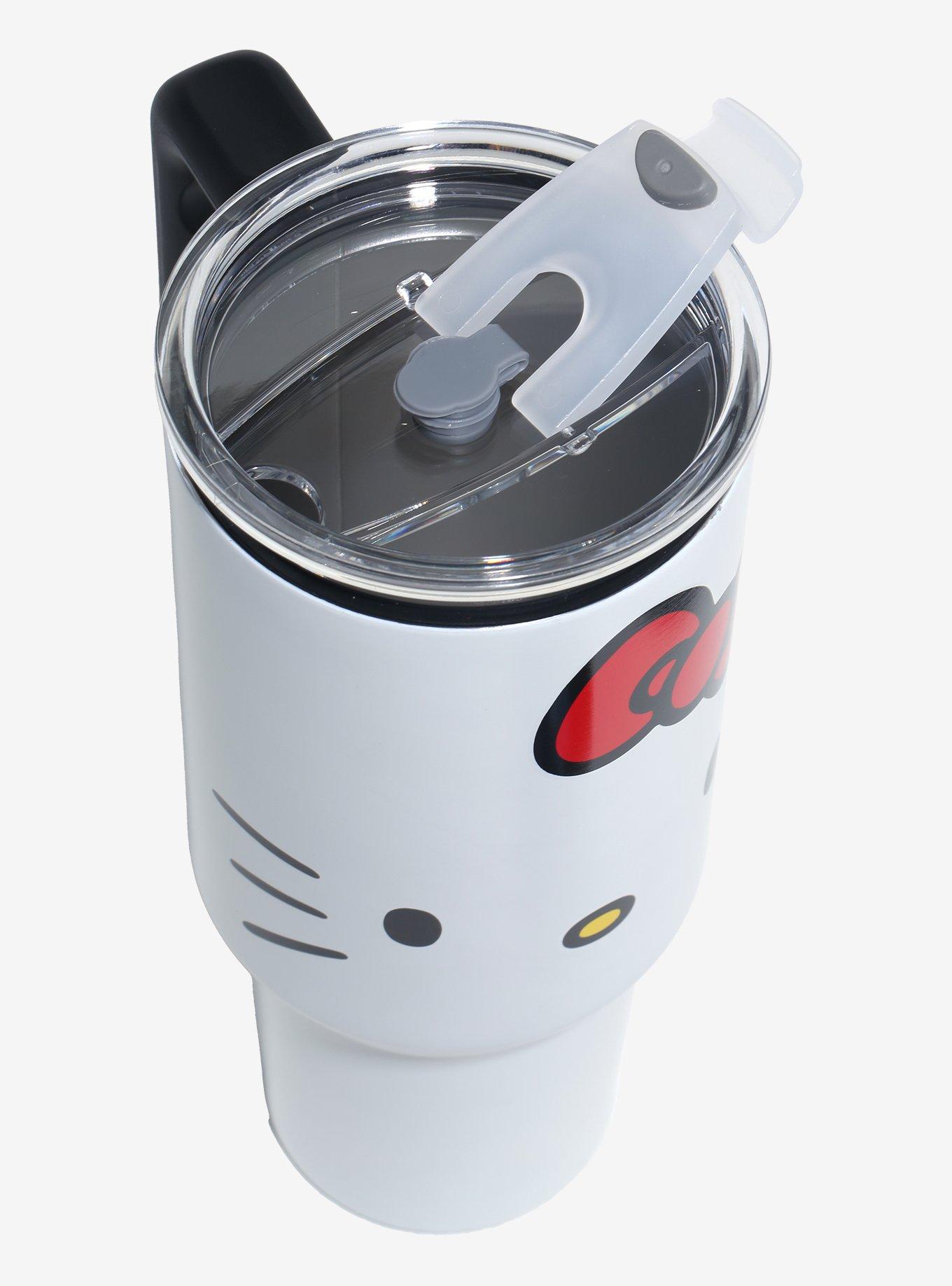 Hello Kitty Face Stainless Steel Travel Cup, , alternate