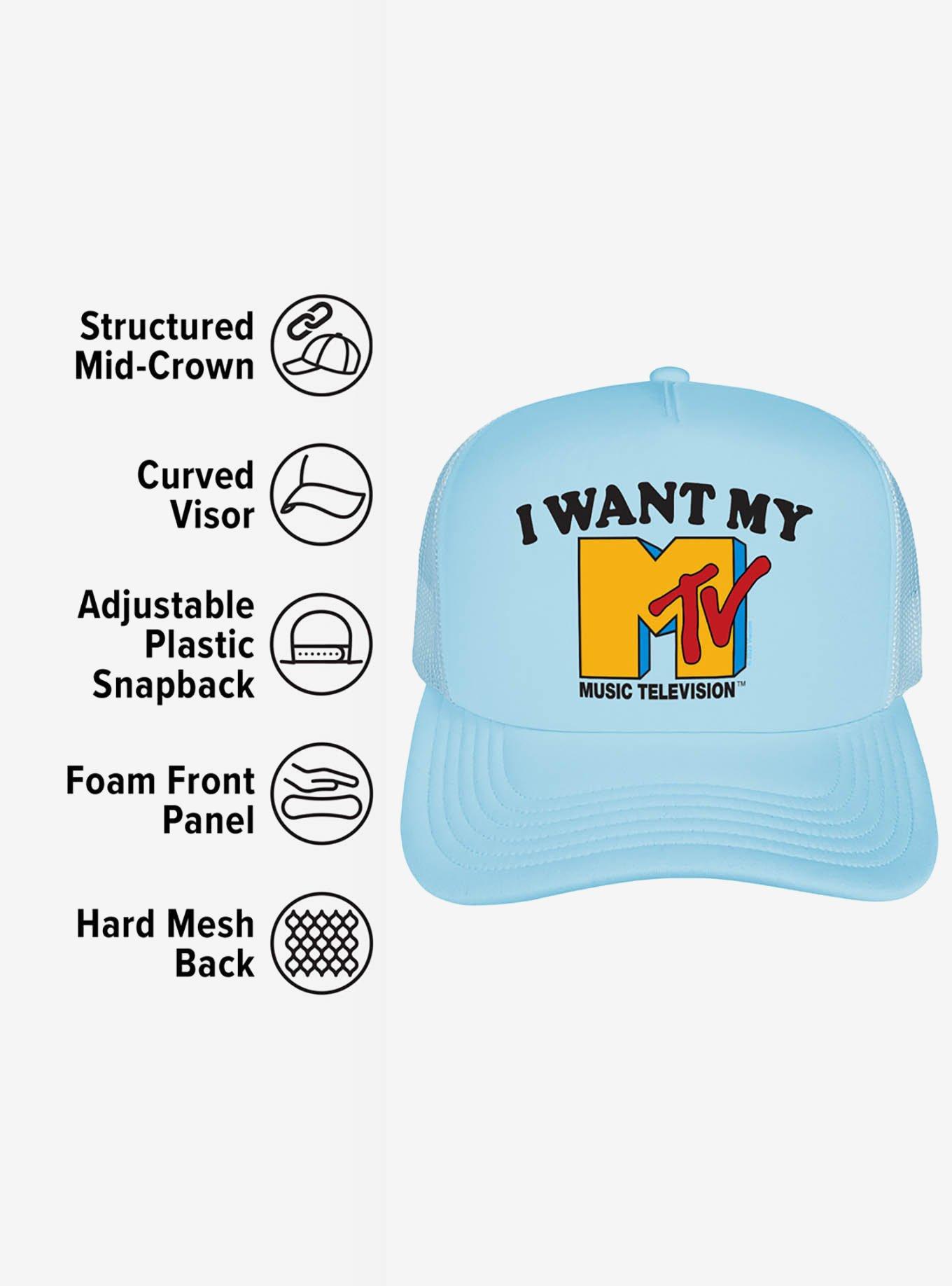 MTV I Want My MTV Foam Trucker Hat, , alternate