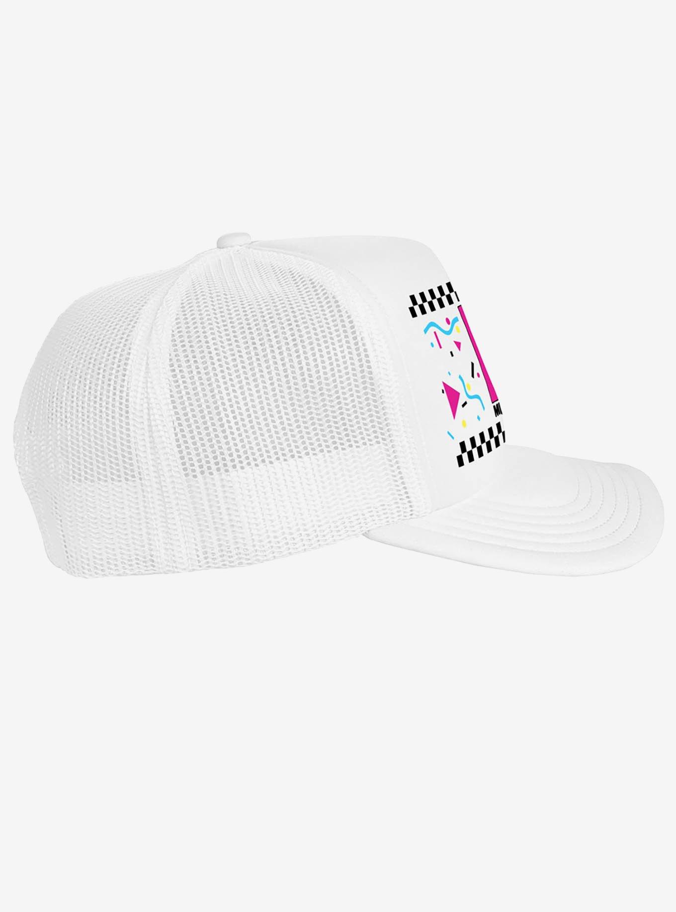 MTV 80's Checker Party Foam Trucker Hat, , alternate