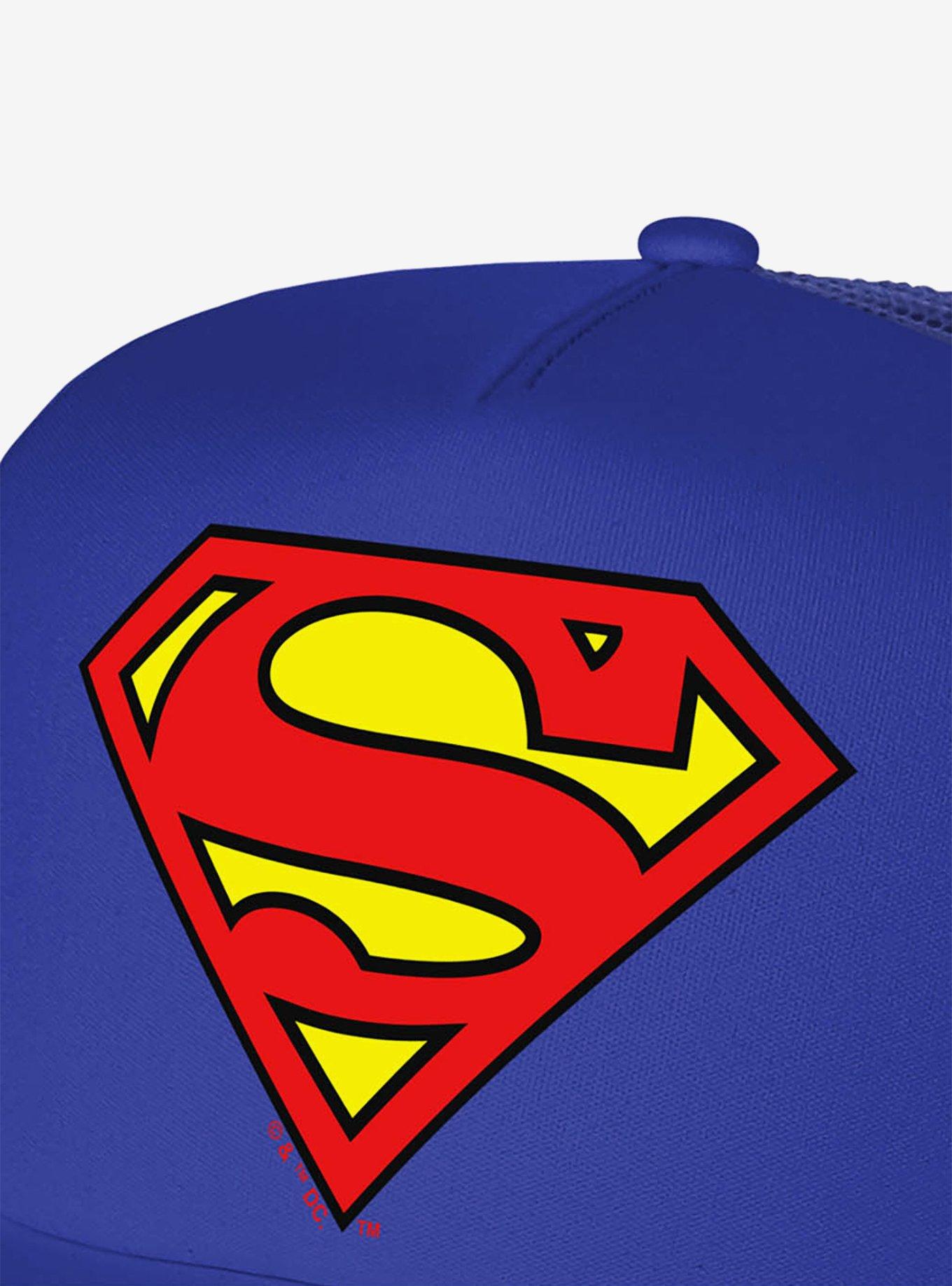 DC Comics Superman Classic S-Shield Logo Foam Trucker Hat, , hi-res
