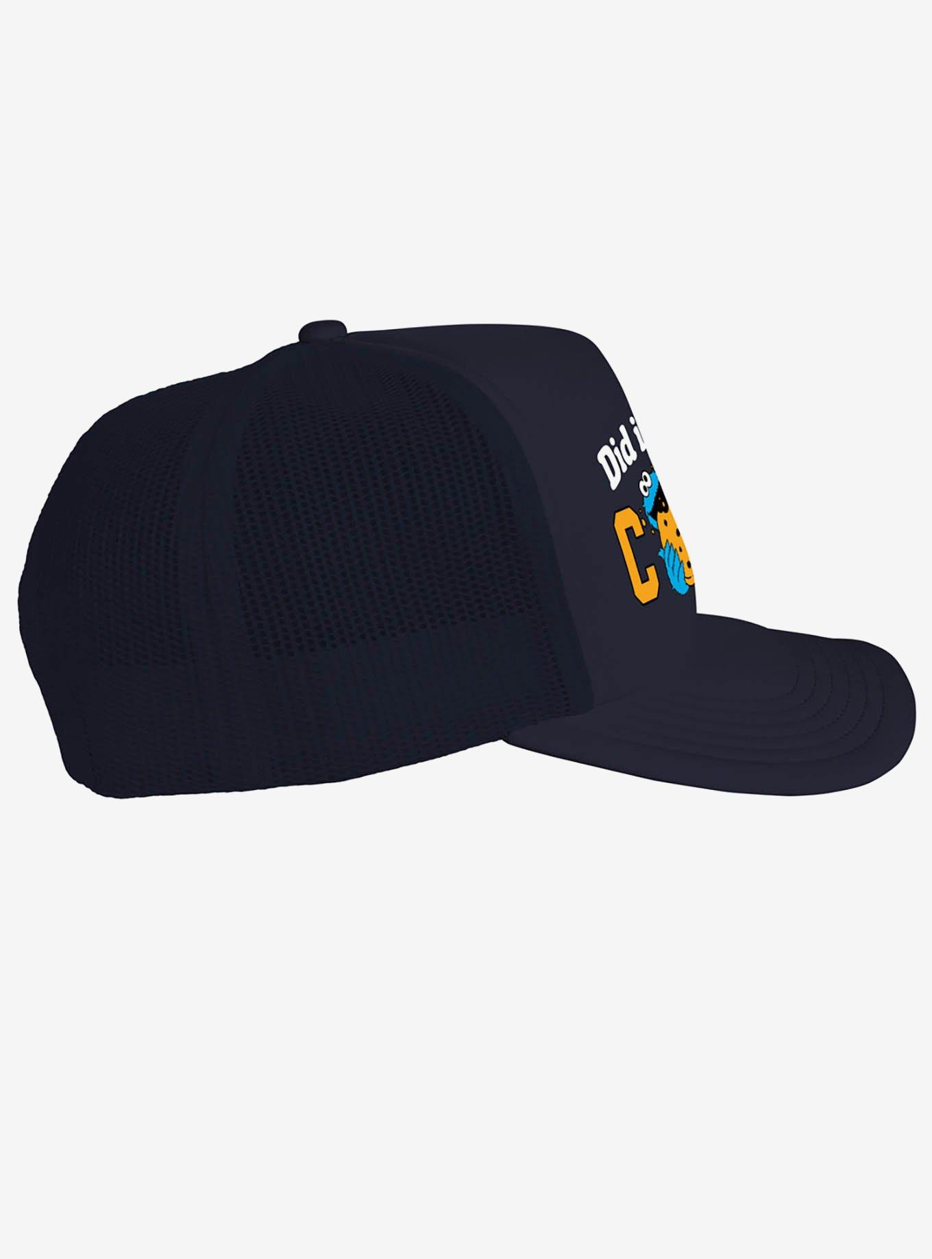 Sesame Street Cookie Monster Did It All For The Cookies Foam Trucker Hat, , alternate