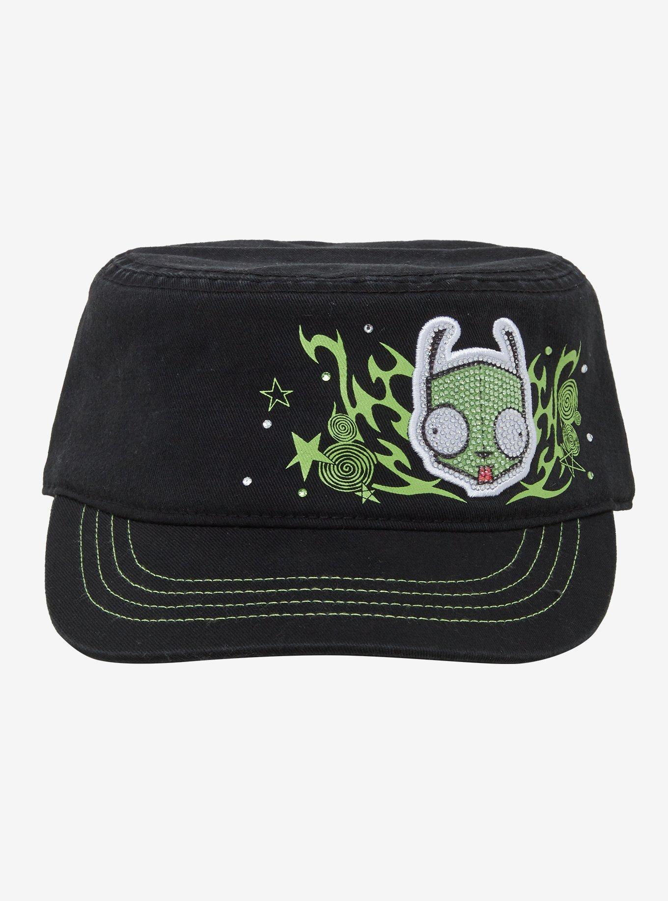 Invader Zim GIR Rhinestone Cadet Hat, , hi-res