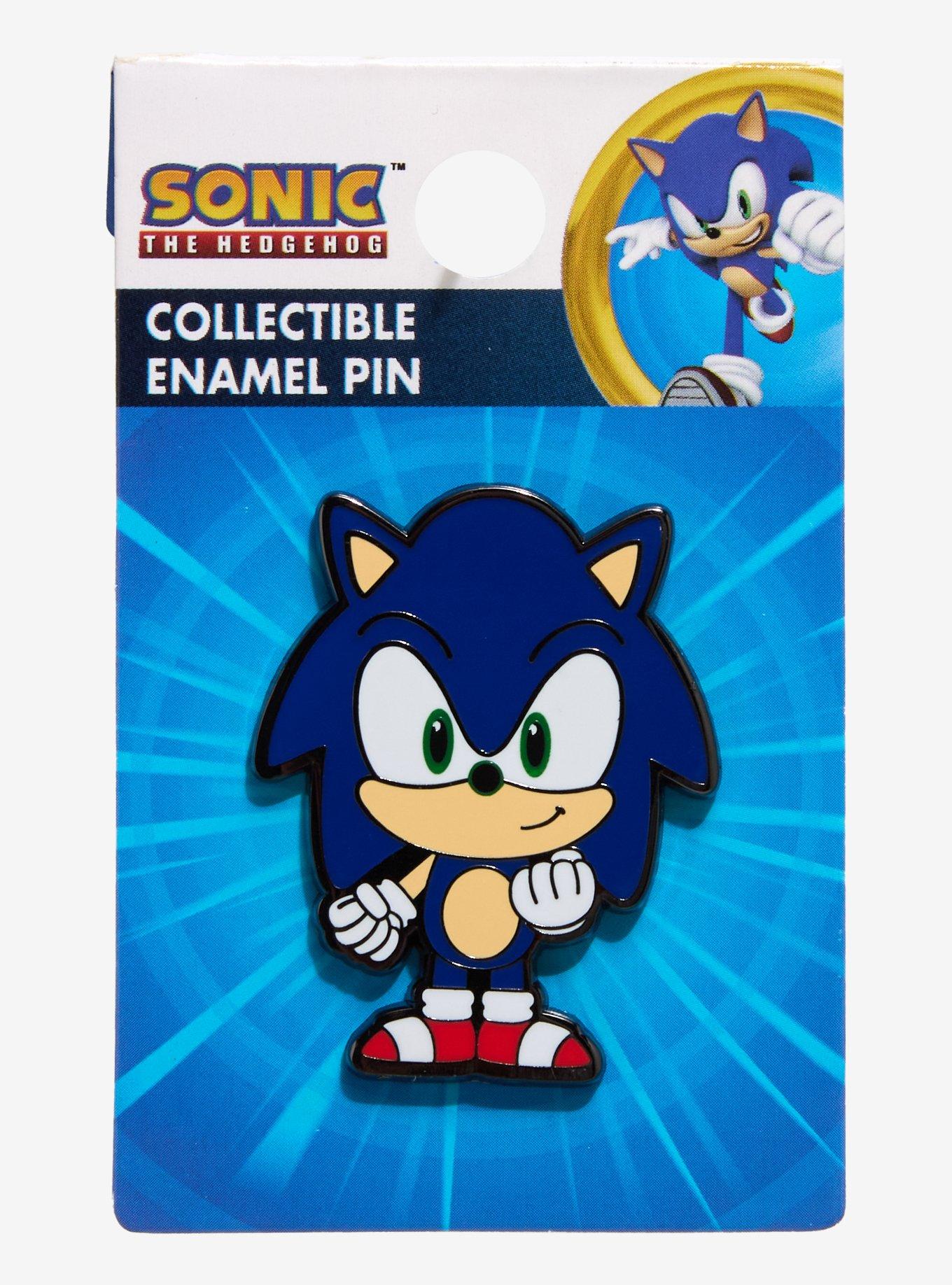 Sonic The Hedgehog Chibi Enamel Pin, , hi-res