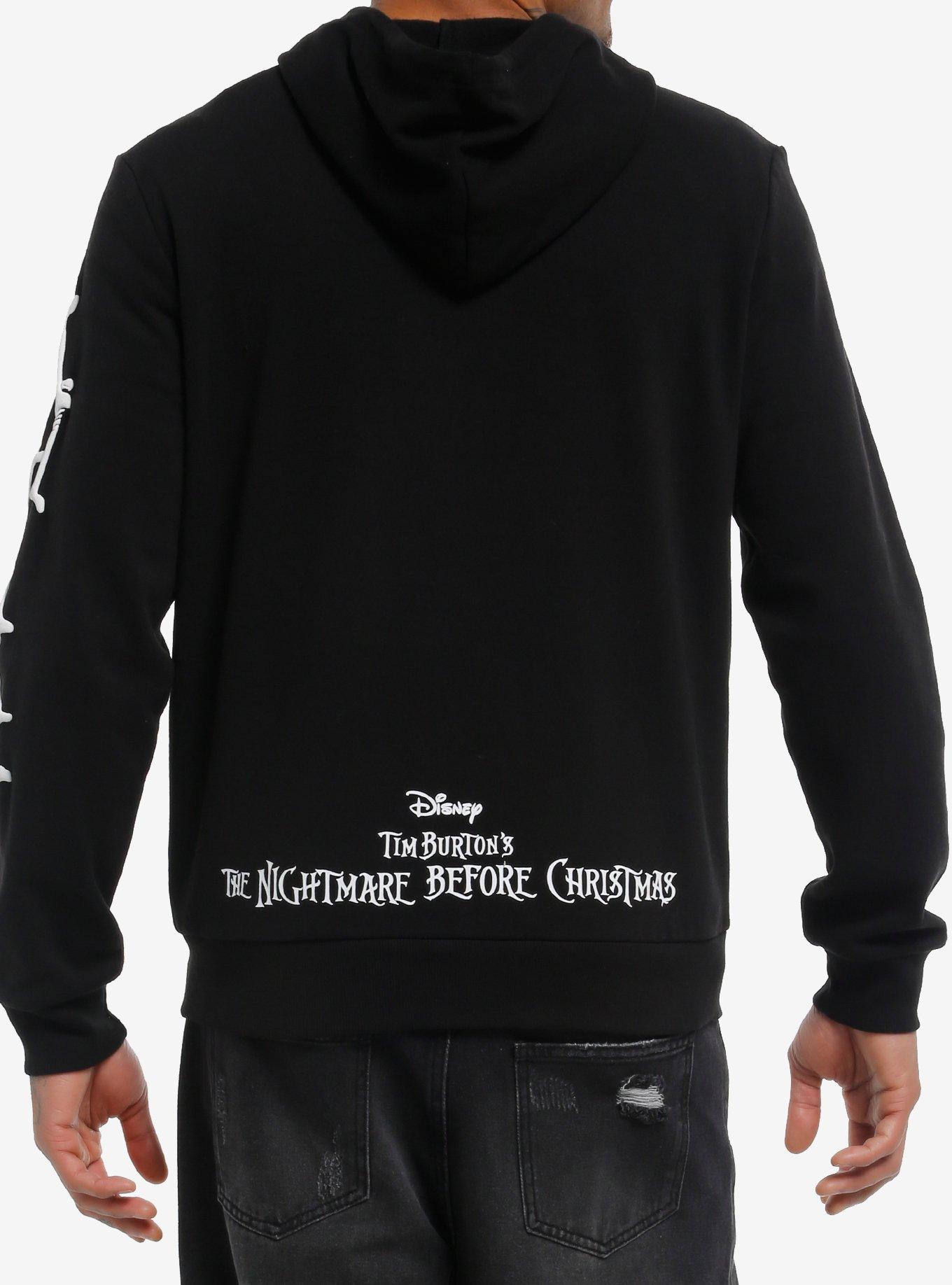 The Nightmare Before Christmas Jack Bones Glow-In-The-Dark Hoodie, , hi-res