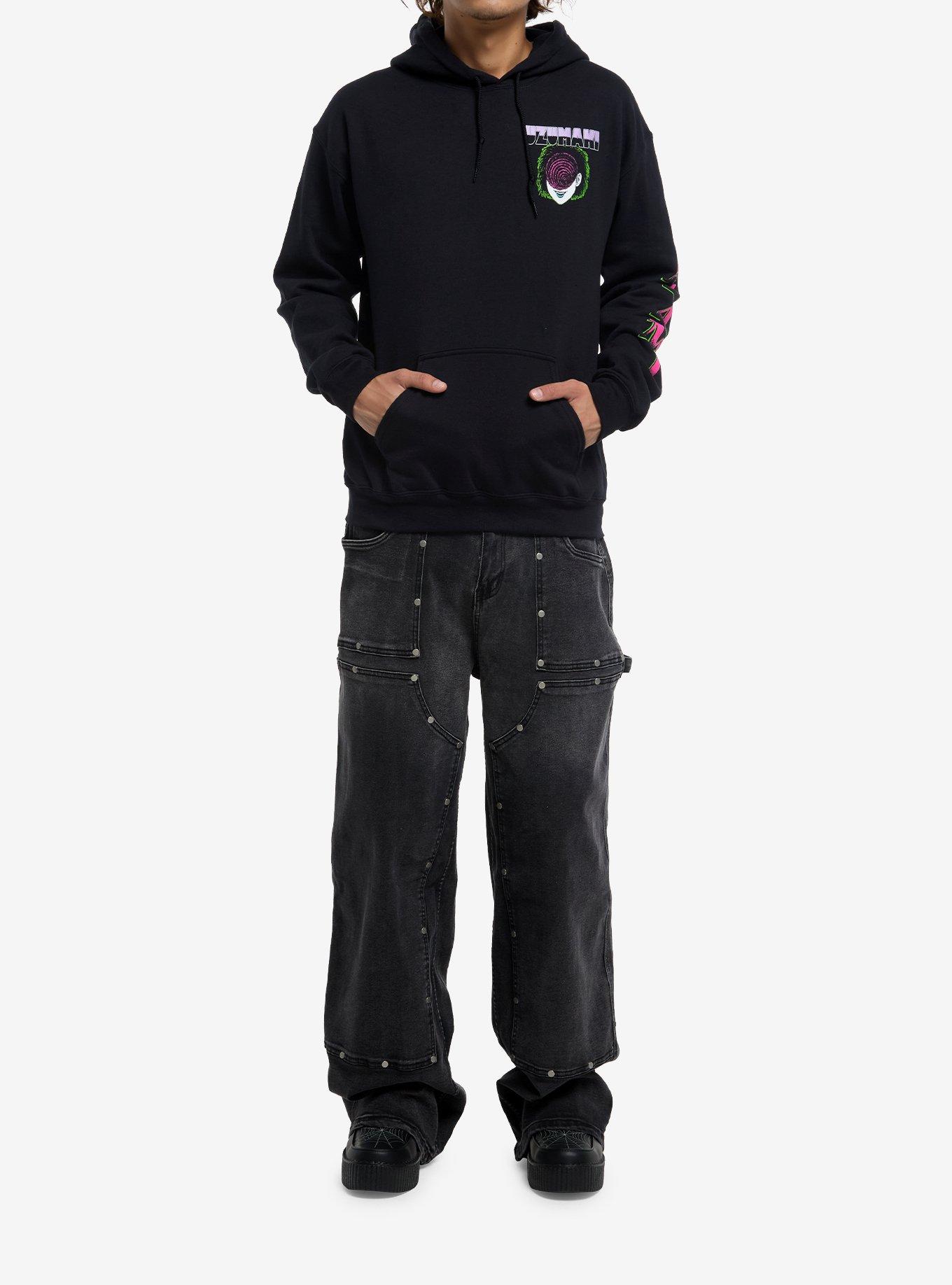 Junji Ito Uzumaki The Scar Hoodie, BLACK, alternate