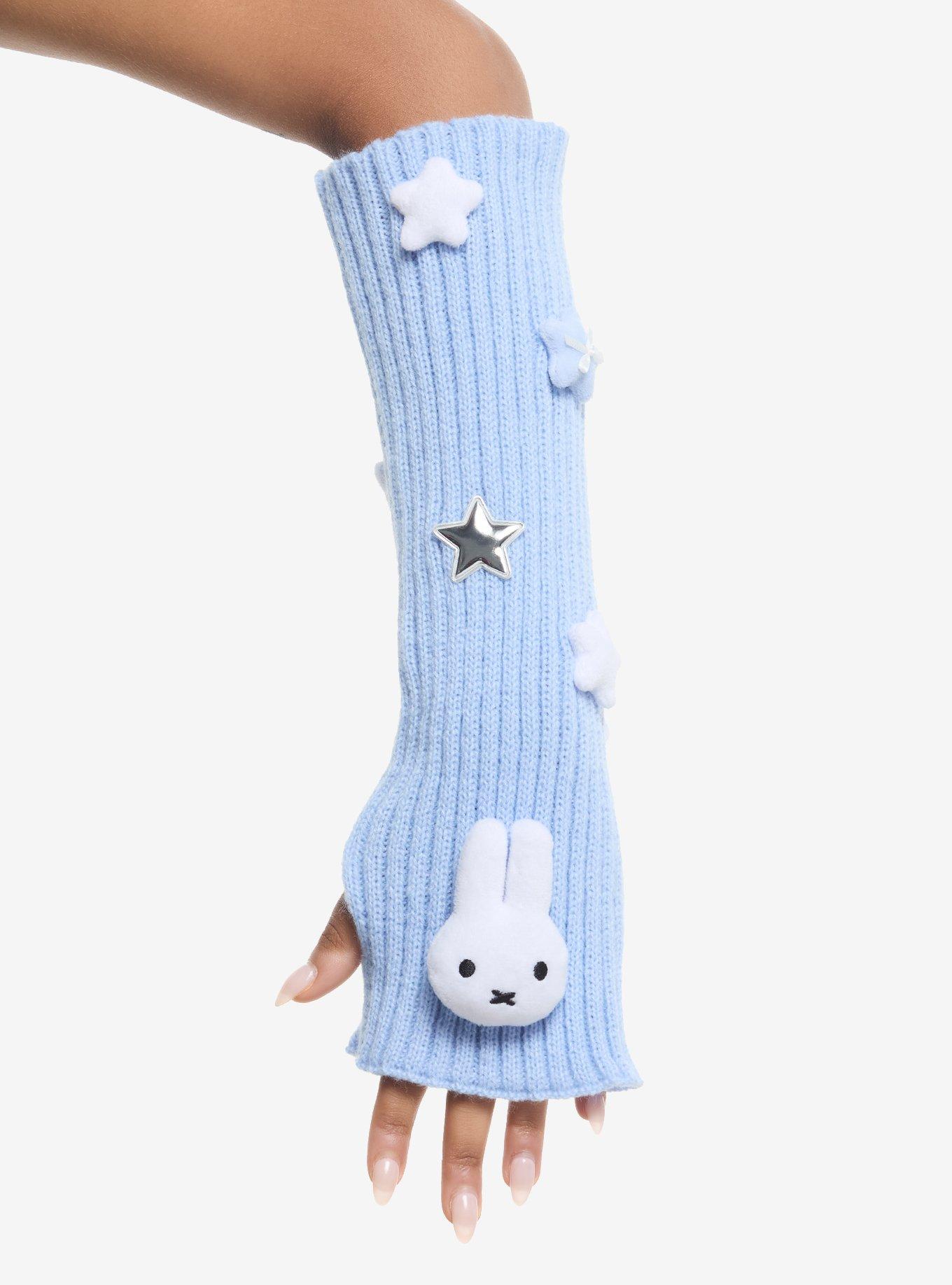 Miffy Star Plush Arm Warmers, , hi-res