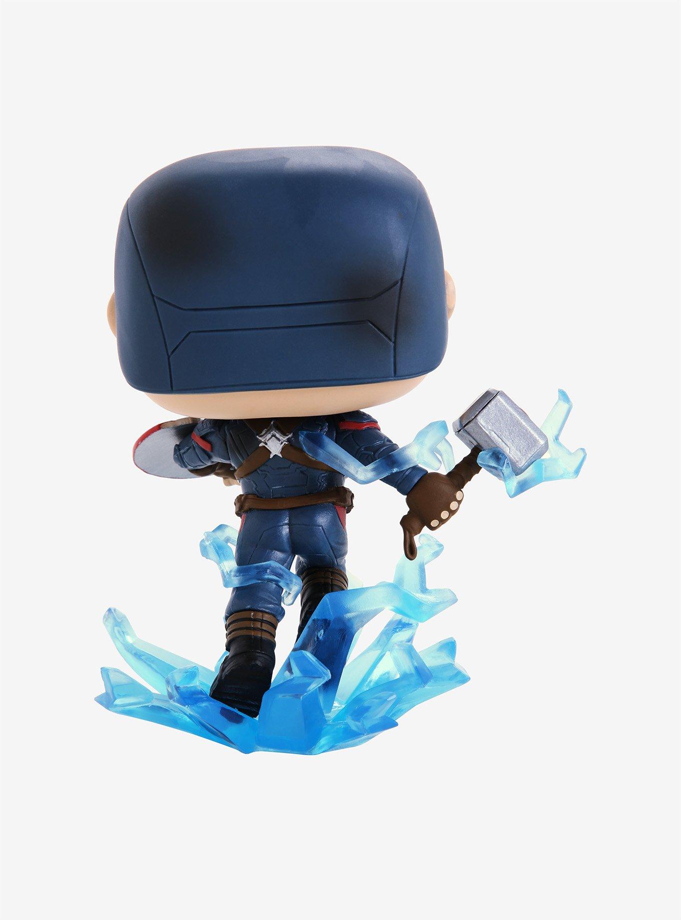 Funko Pop! Avengers: Endgame Captain America Mjolnir Vinyl Bobble-Head, , hi-res