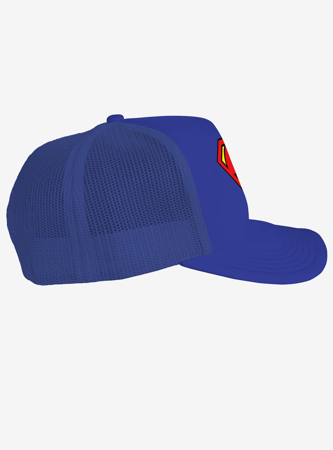 DC Comics Superman Classic S-Shield Logo Foam Trucker Hat, , alternate