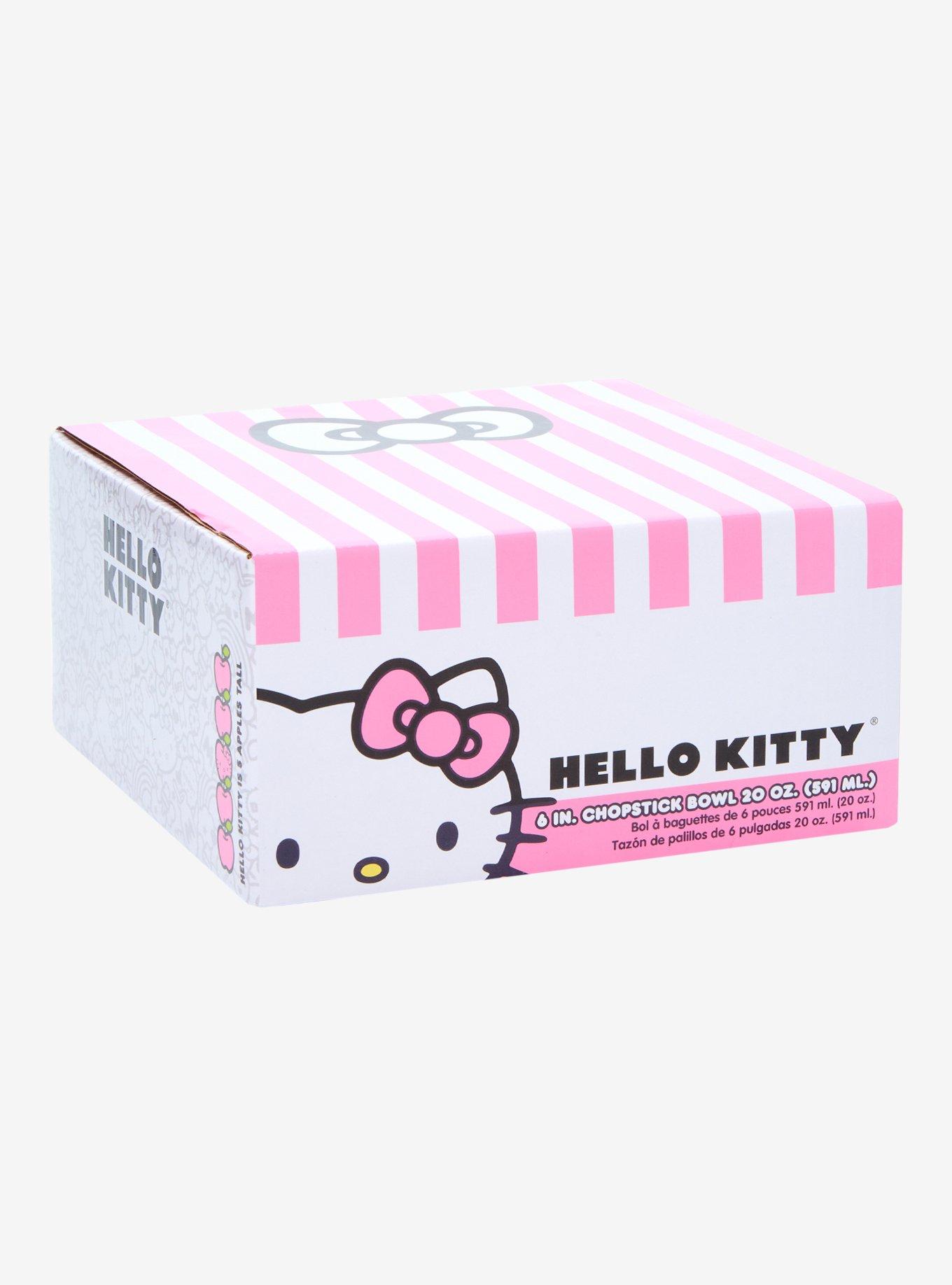 Hello Kitty Peeking Ramen Bowl With Chopsticks, , alternate