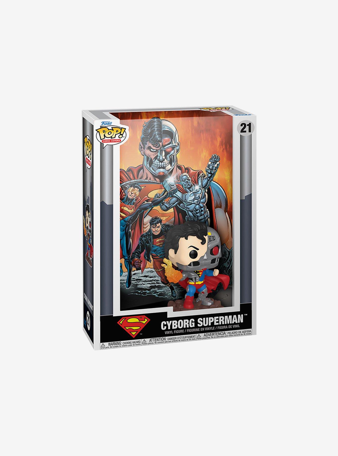 Funko Pop! DC Comics Cyborg Superman Comic Cover Vinyl Figure, , hi-res