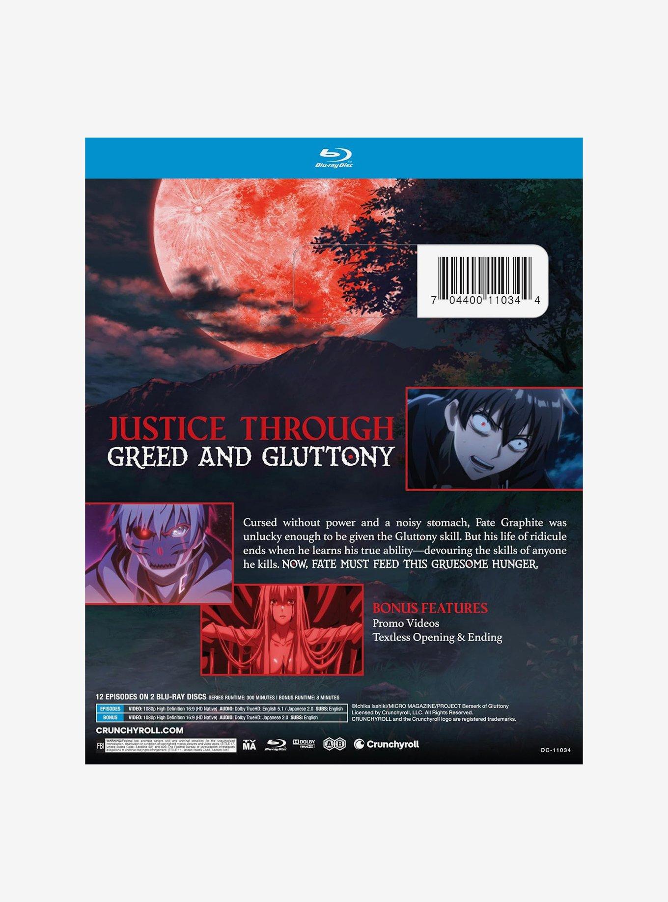 Berserk of Gluttony: The Complete Season Blu-Ray, , alternate