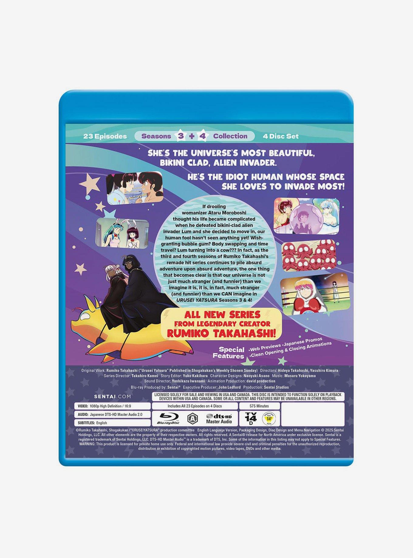 Urusei Yatsura: Season 3 & 4 Blu-Ray, , hi-res