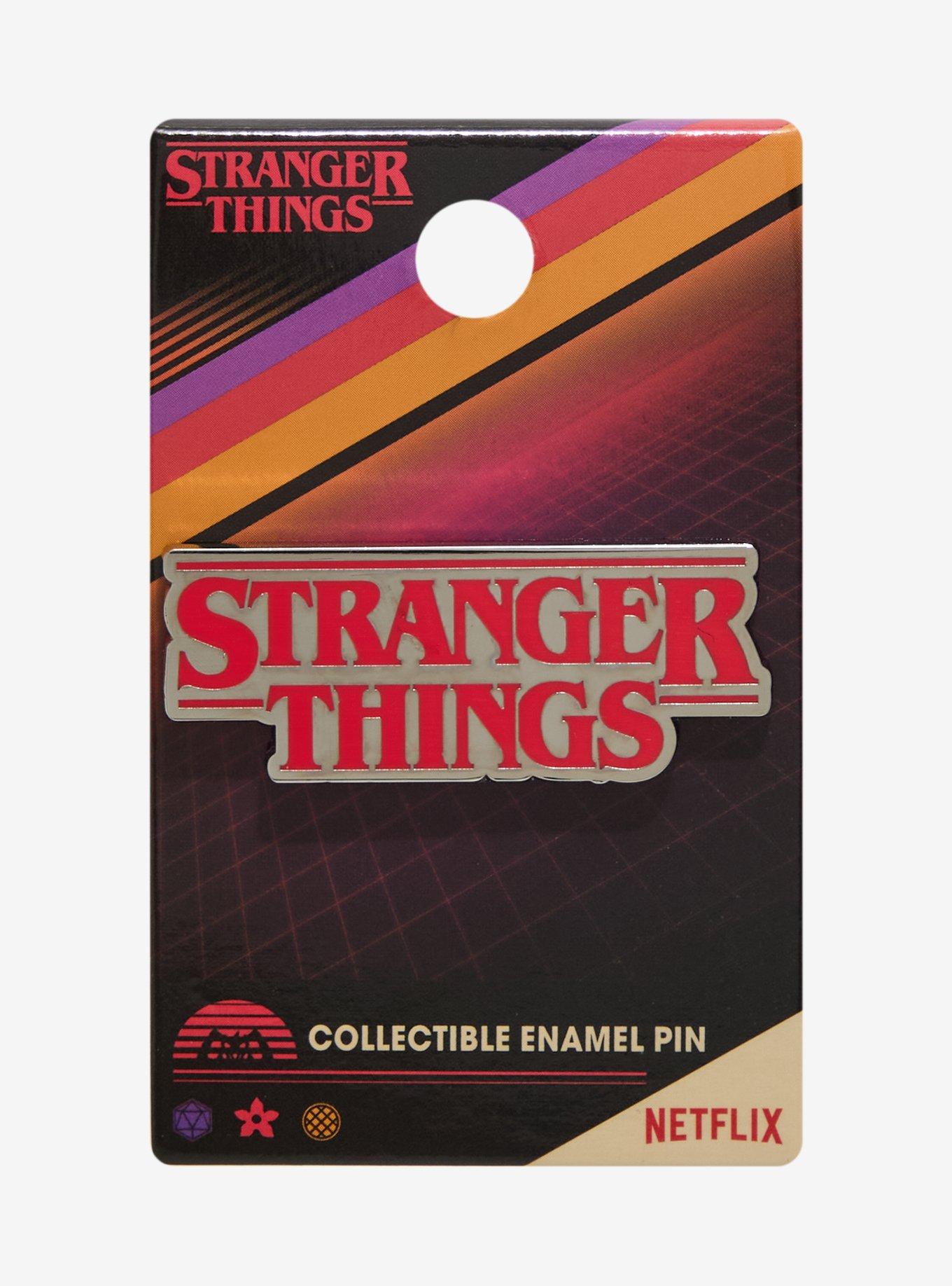 Stranger Things Logo Enamel Pin, , hi-res