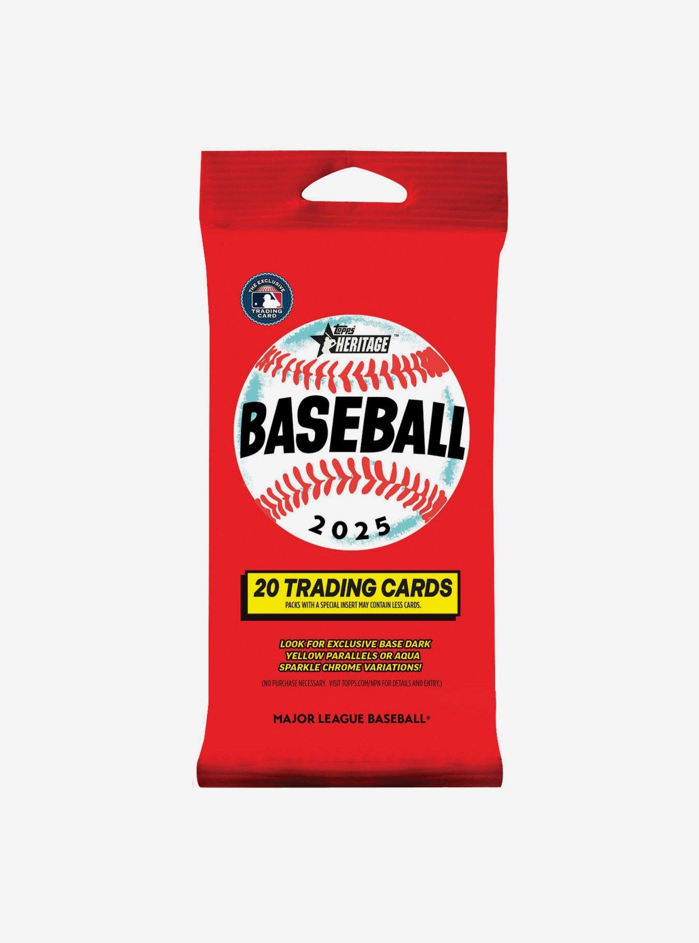 Topps 2025 MLB Heritage Baseball Trading Card Fat Pack, , hi-res