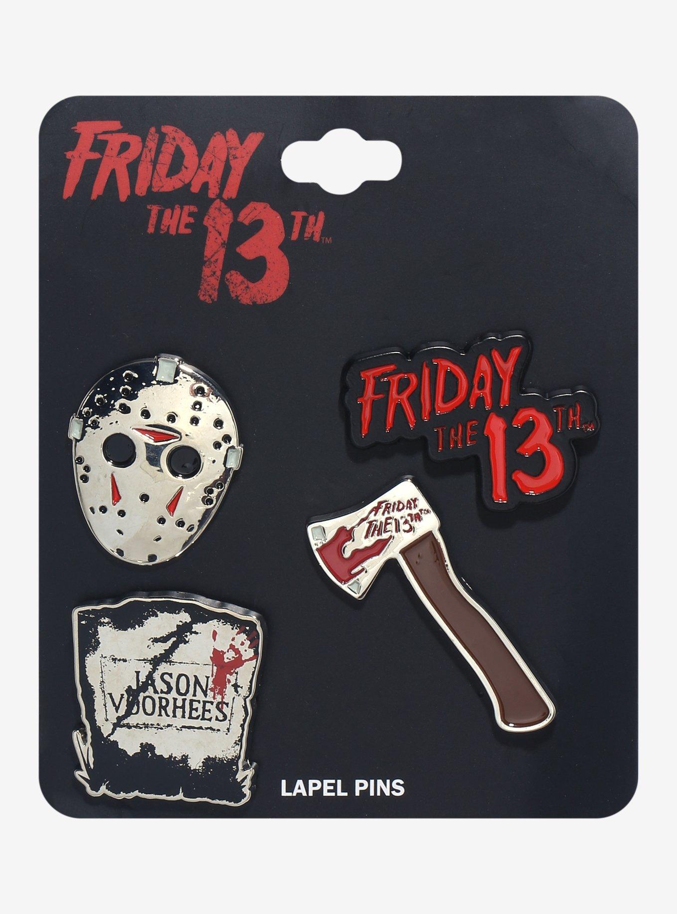 Friday The 13th Jason Enamel Pin Set, , hi-res