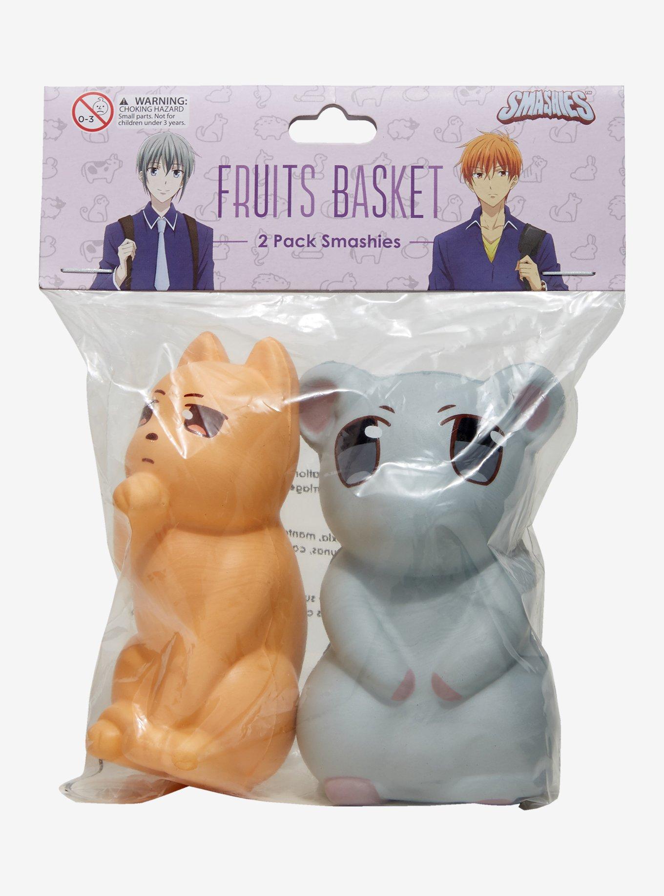 Smashies Fruits Basket Yuki & Kyo Animal Stress Toy Set, , alternate