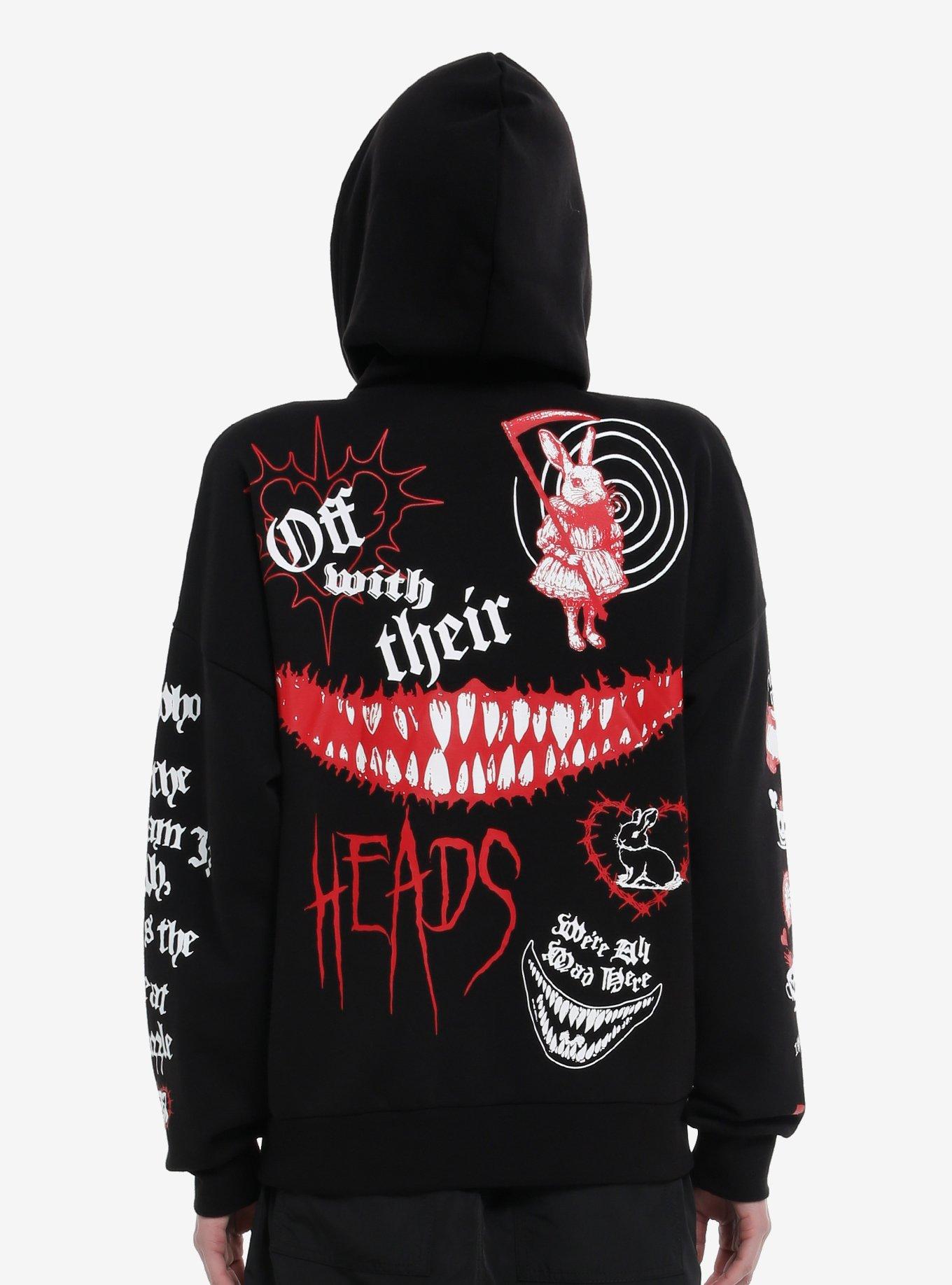 Mad Tea Party White Rabbit Girls Hoodie, , hi-res