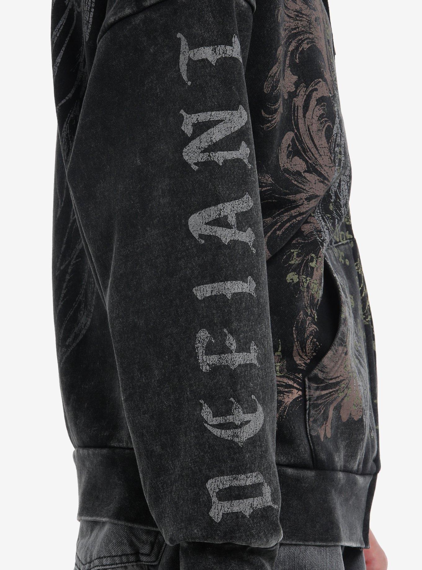 Defiant Wings & Filigree Washed Girls Hoodie, MULTI, alternate