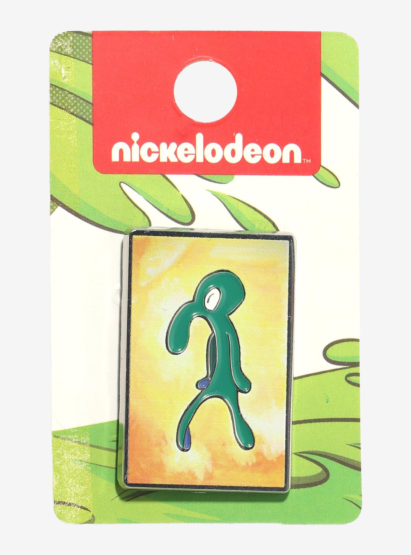 SpongeBob SquarePants Squidward Painting Enamel Pin, , hi-res