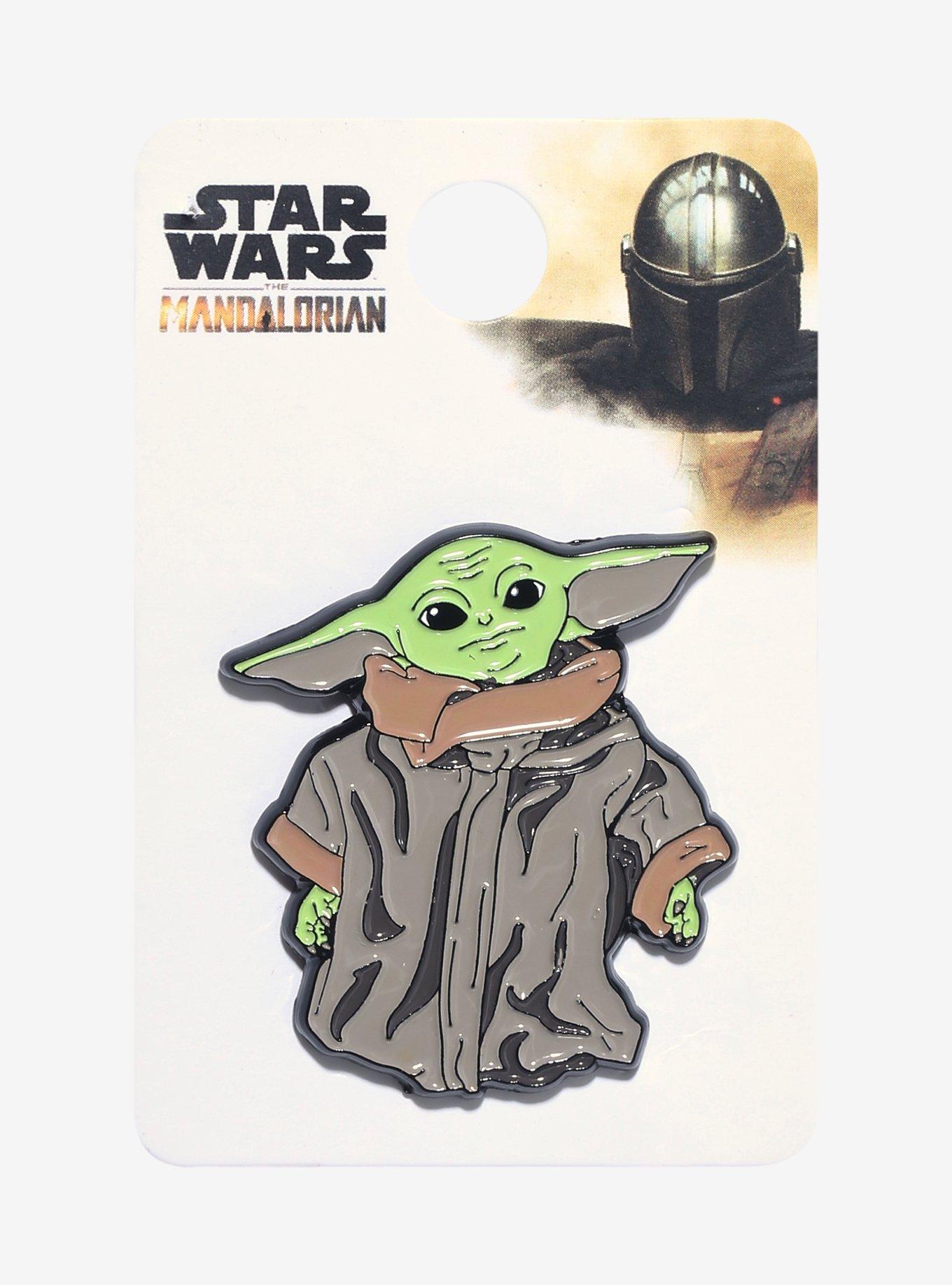 Star Wars The Mandalorian Grogu Enamel Pin, , hi-res