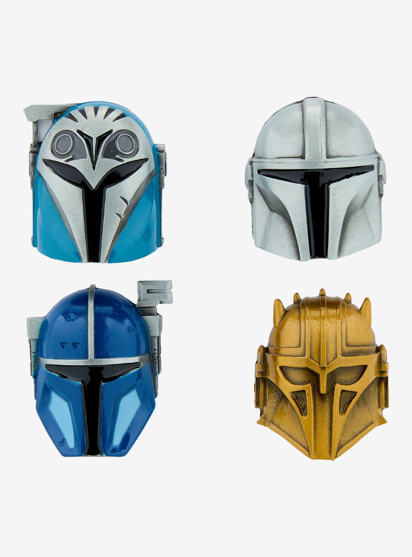 Star Wars The Mandalorian Helmet Enamel Pin Set, , hi-res