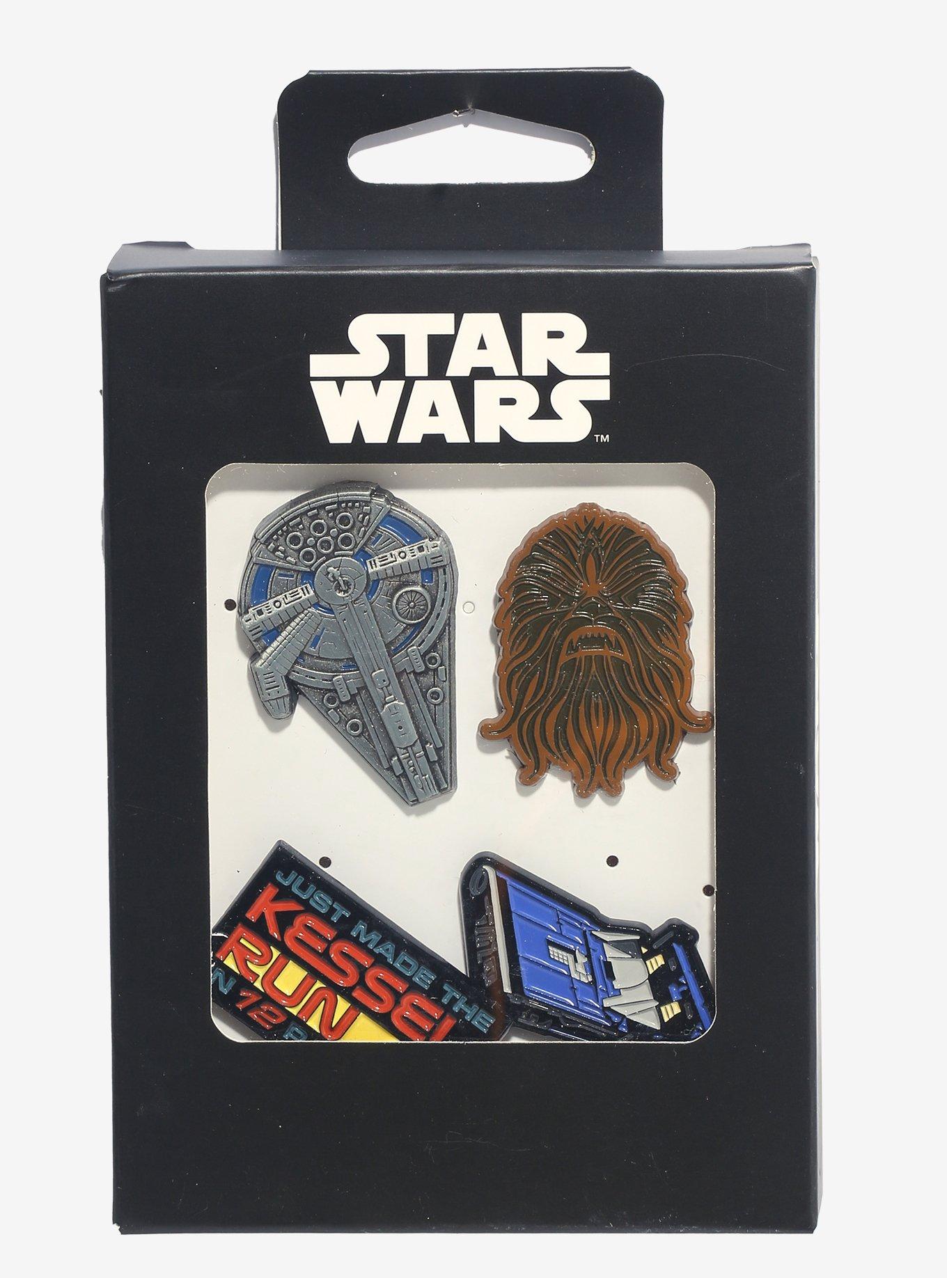 Star Wars Han Solo & Chewbacca Enamel Pin Set, , hi-res
