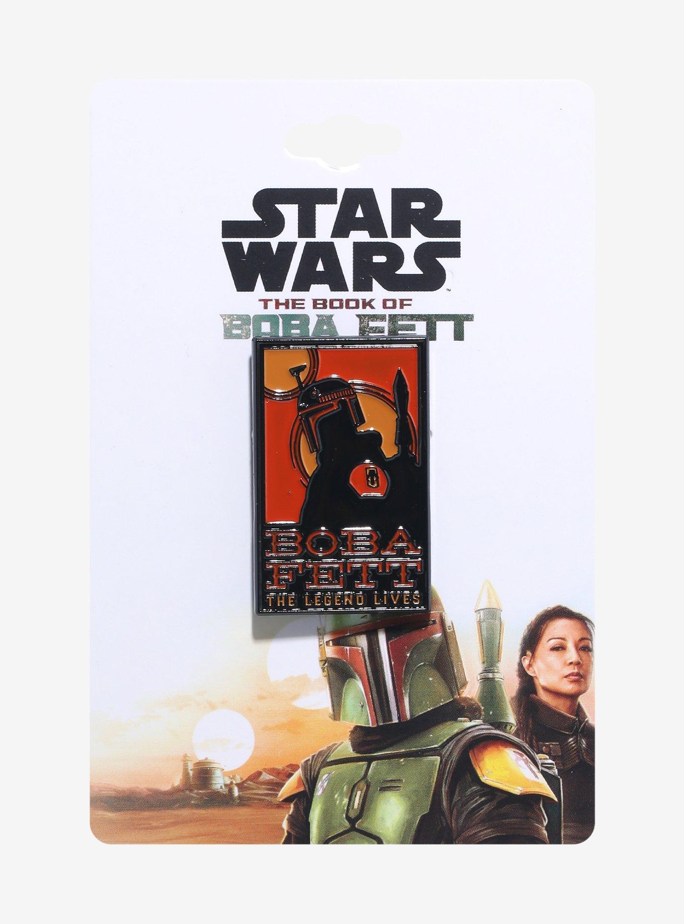 Star Wars Boba Fett Legend Lives Enamel Pin, , hi-res