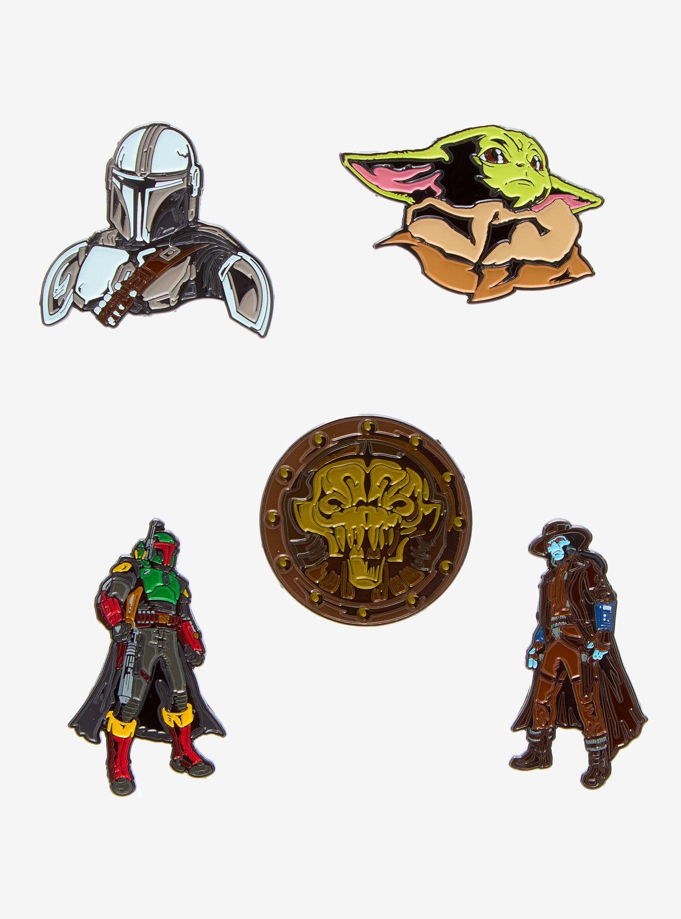 Star Wars The Book Of Boba Fett Enamel Pin Set, , hi-res