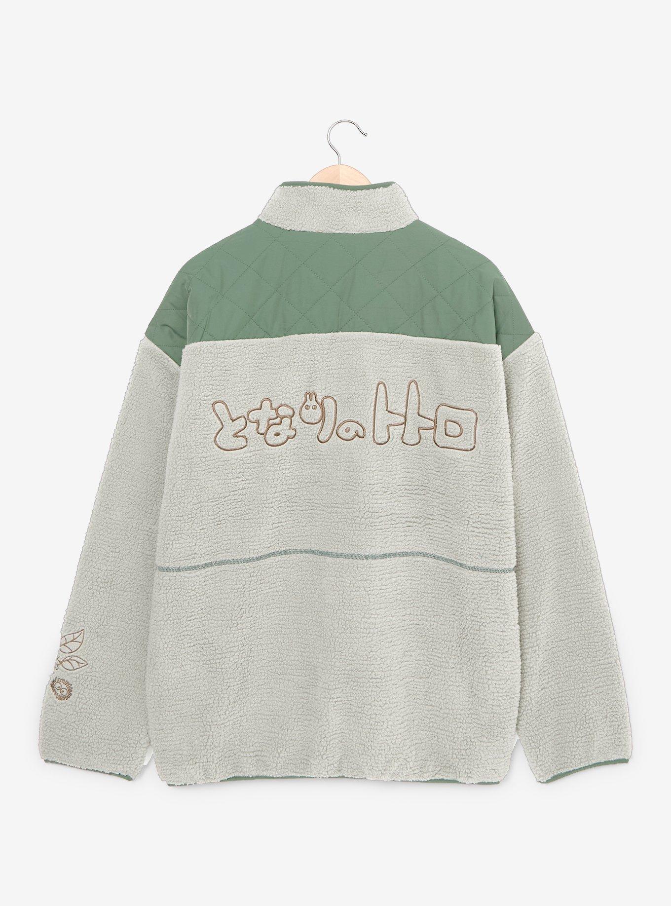 Studio Ghibli® My Neighbor Totoro Floral Icons Sherpa Jacket - BoxLunch Exclusive, , hi-res