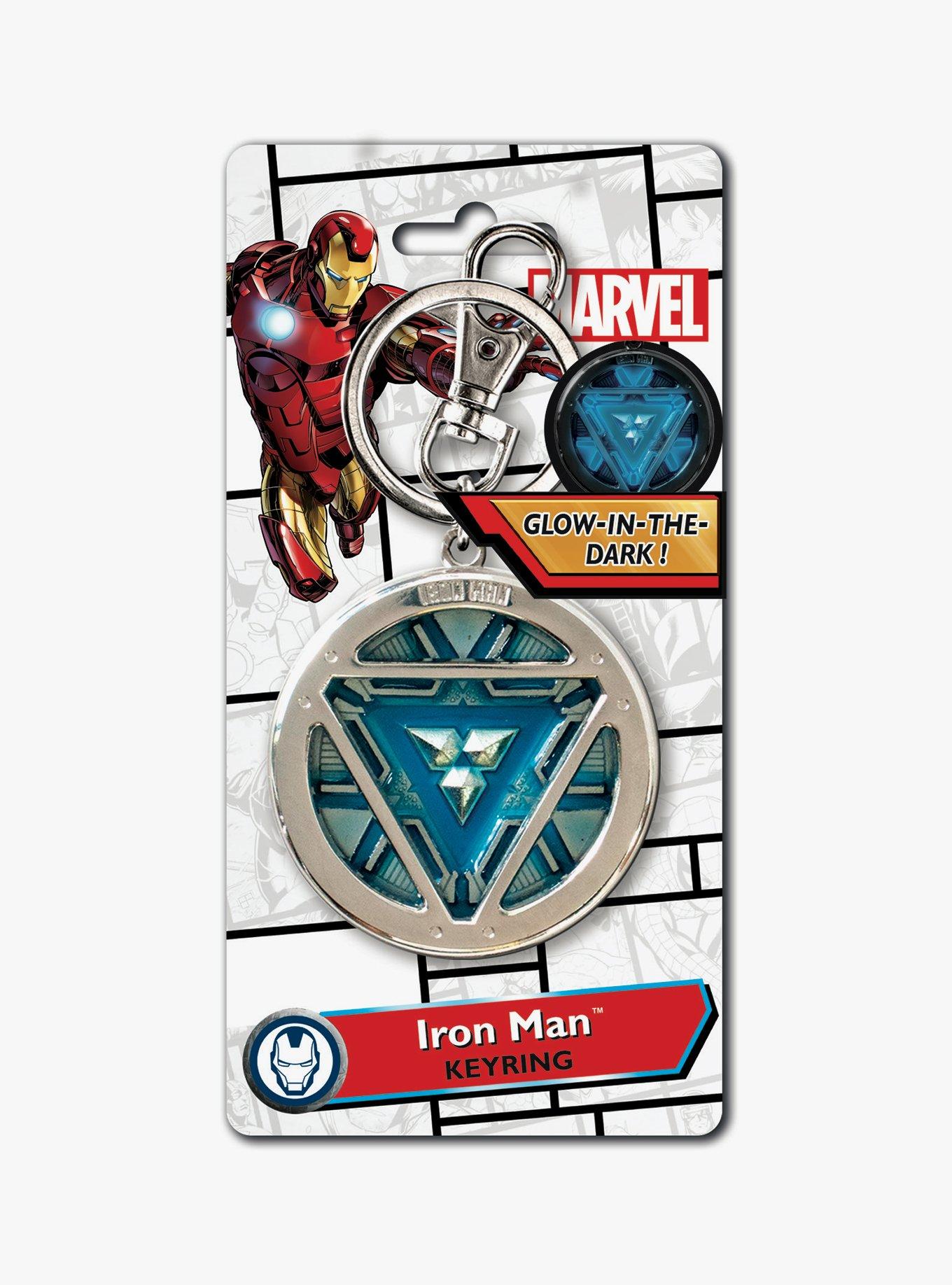 Marvel Iron Man Arc Reactor Glow-in-the-Dark Keychain, , hi-res