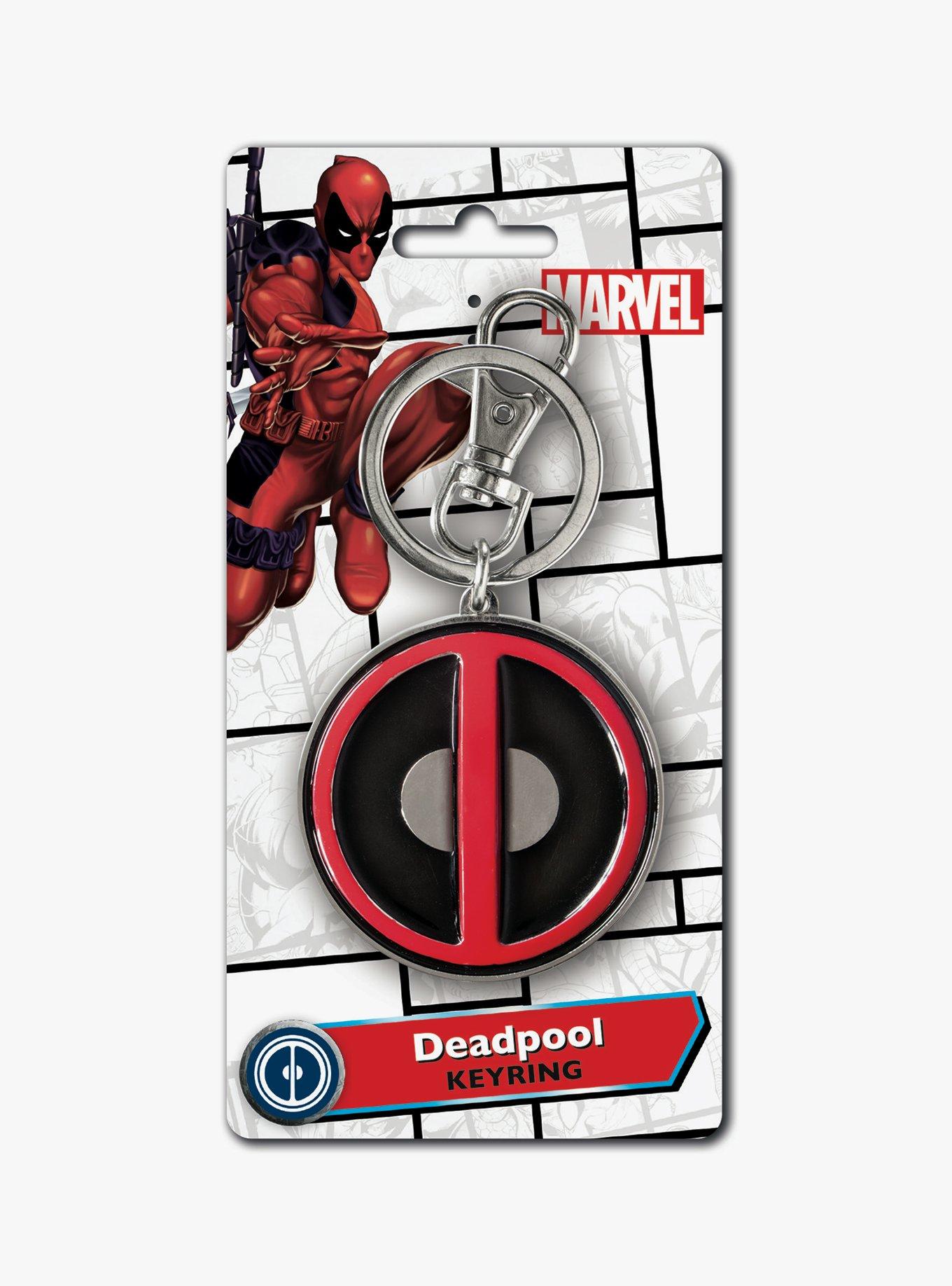 Marvel Deadpool Classic Logo Keychain, , hi-res